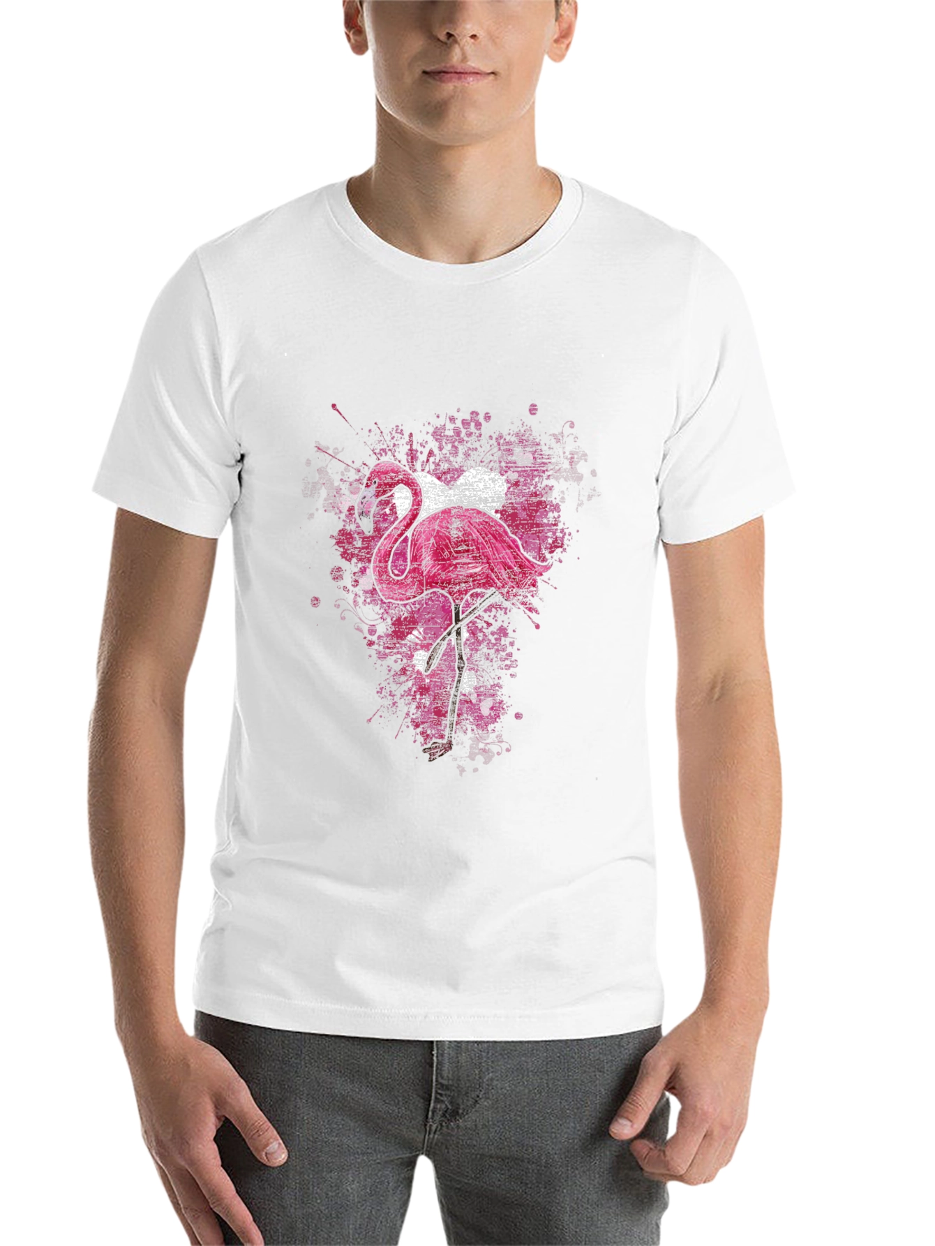 Black Flamingo Graphic T-Shirt view 14