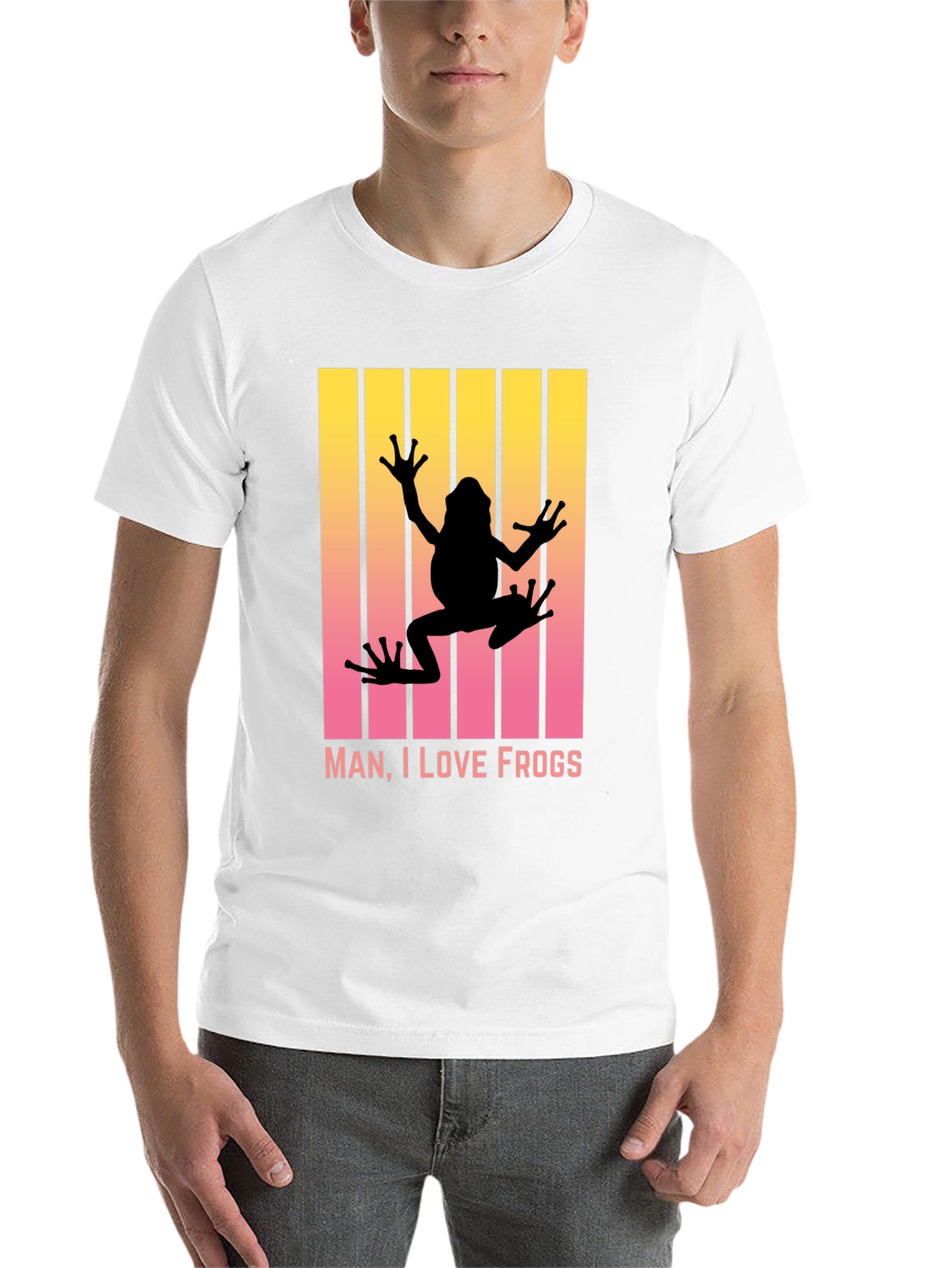 Black Man, I Love Frogs T-Shirt view 14