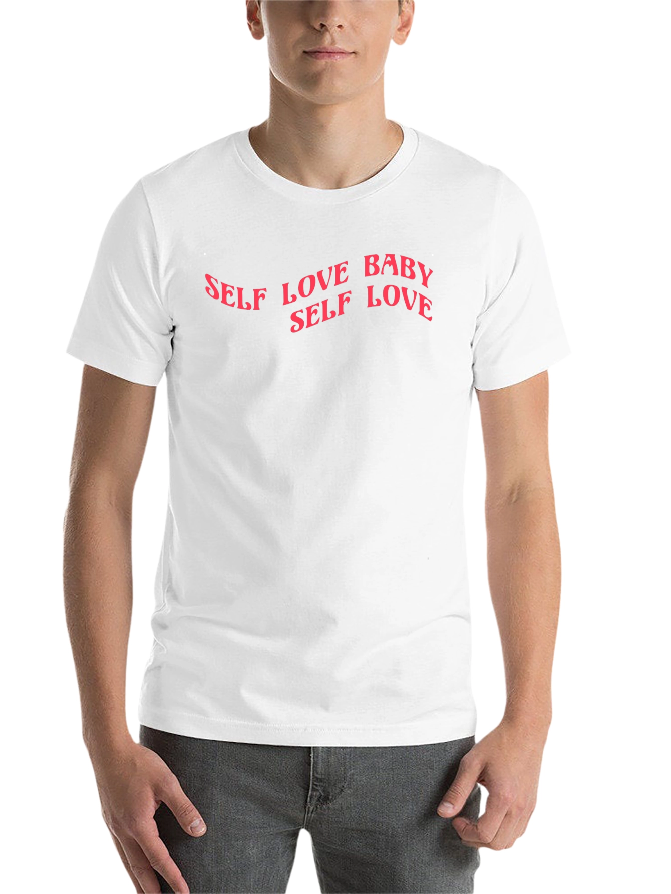 Black Self Love Baby Graphic Tee - Black view 14