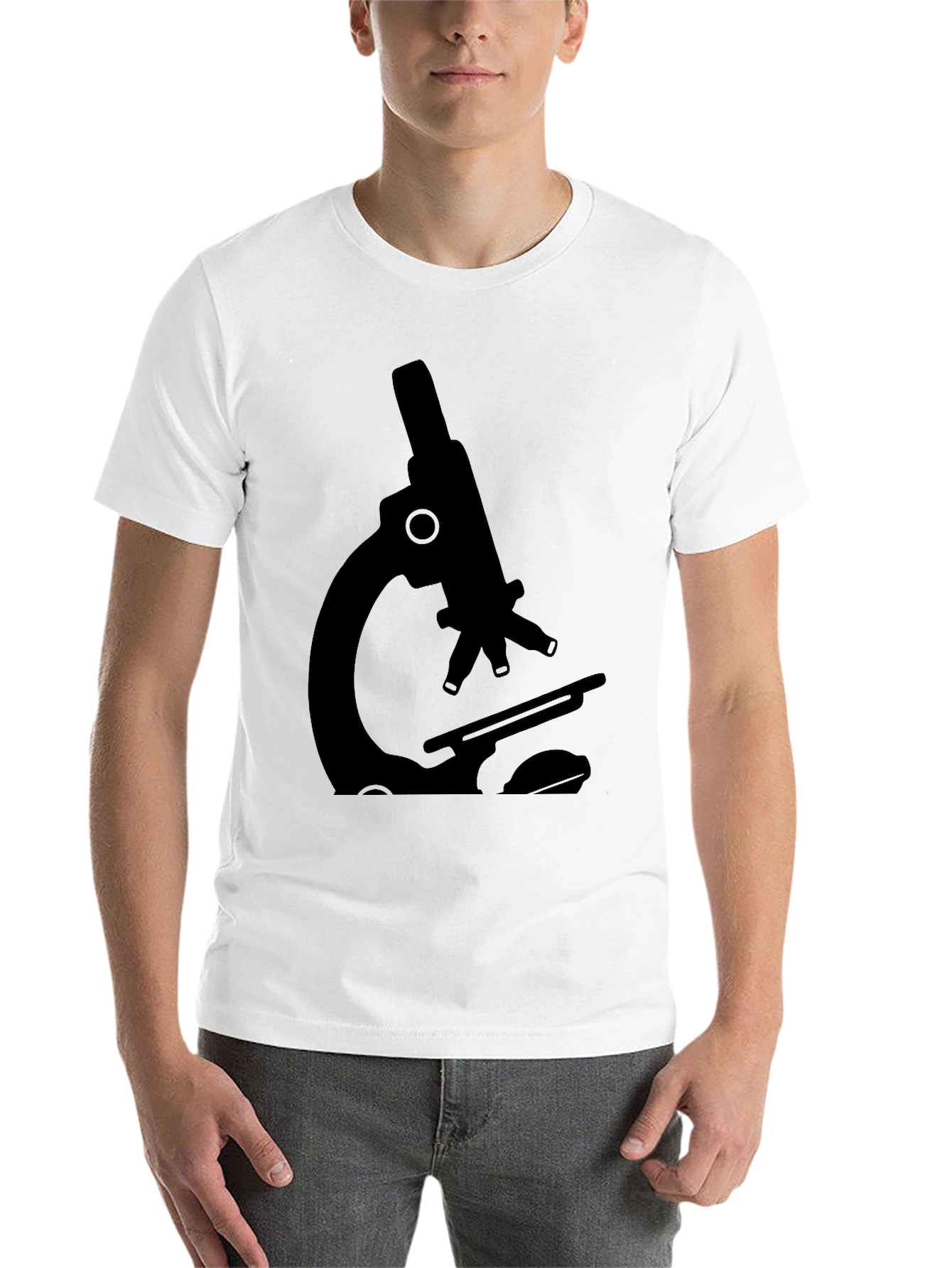 Black Microscope Graphic Tee - Science Style view 14