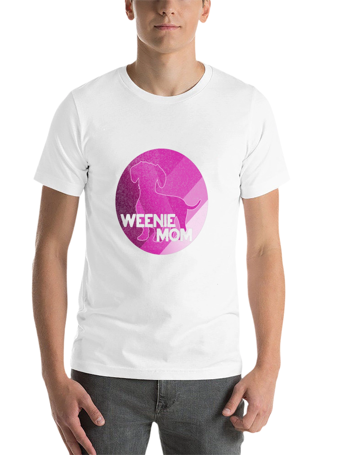 Black Weenie Mom T-Shirt - Dachshund Lover Tee view 14