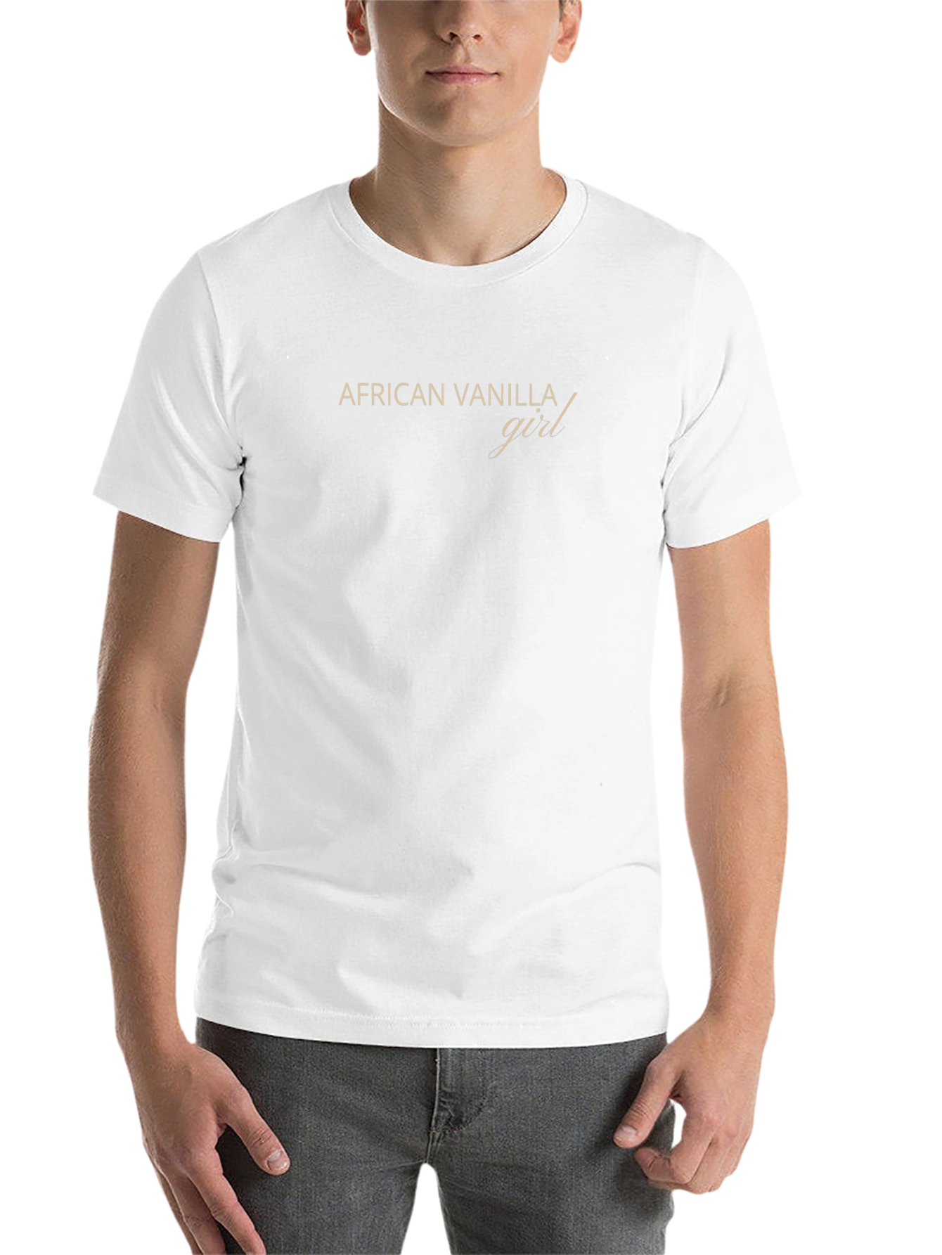 Black African Vanilla Girl Graphic Tee - Trendy Casual Style view 14