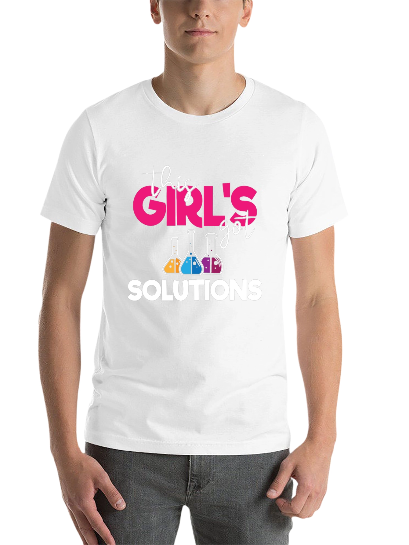 Black Girl's Got Solutions Science T-Shirt view 14
