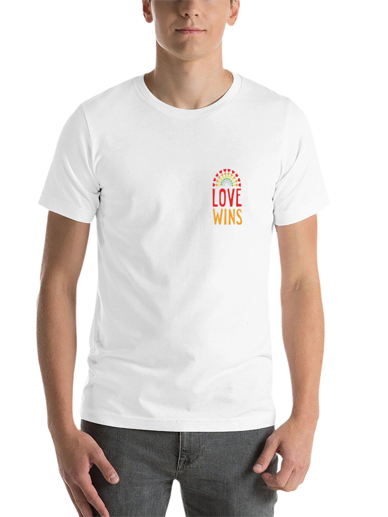 Black Love Wins Graphic Tee - Pride Shirt view 14