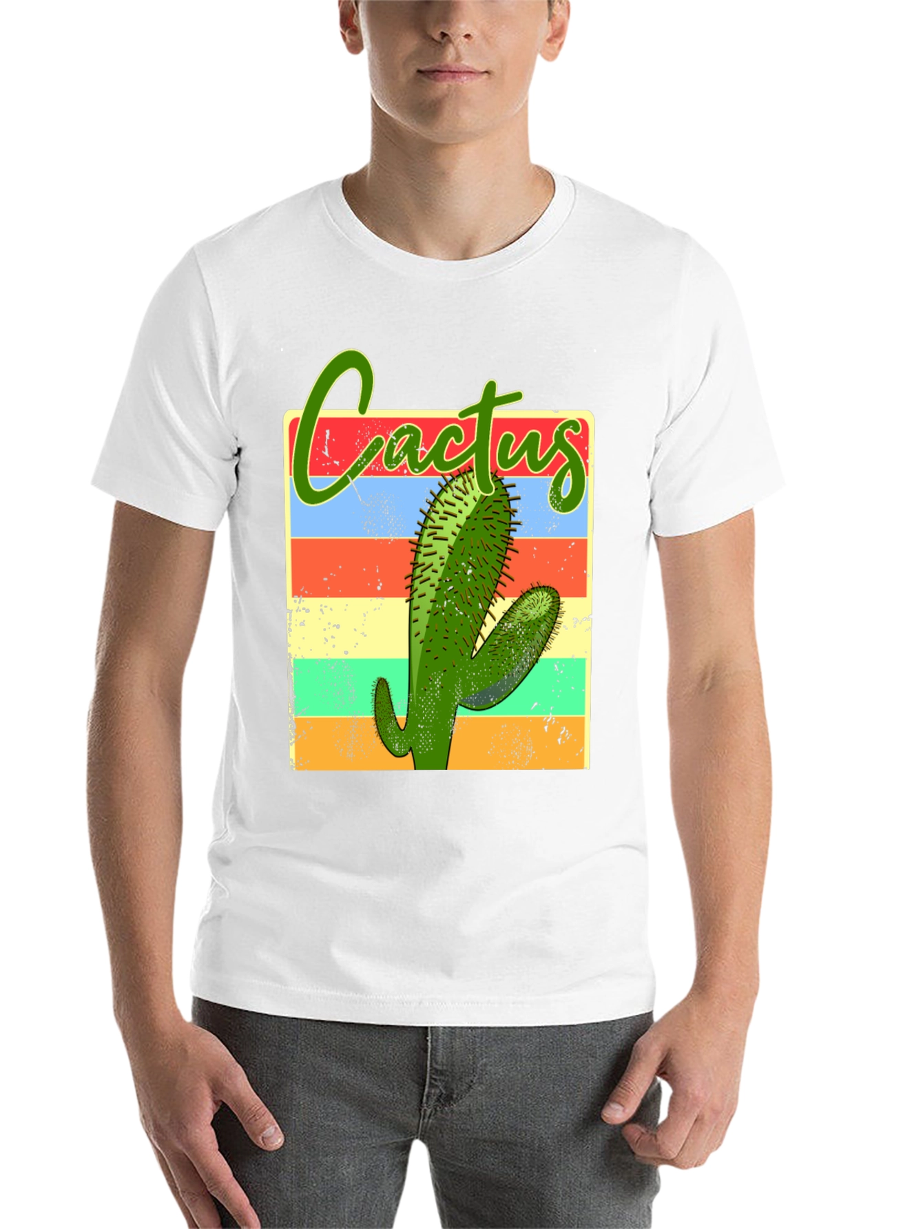 Black Cactus Graphic Tee - Desert Vibes! view 14