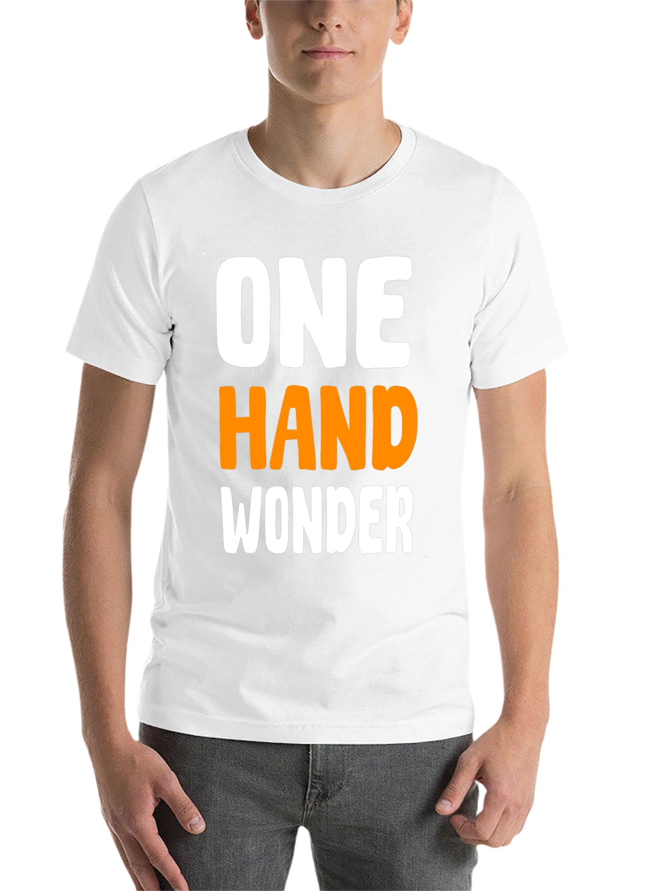 Black One Hand Wonder Graphic T-Shirt - Black view 14