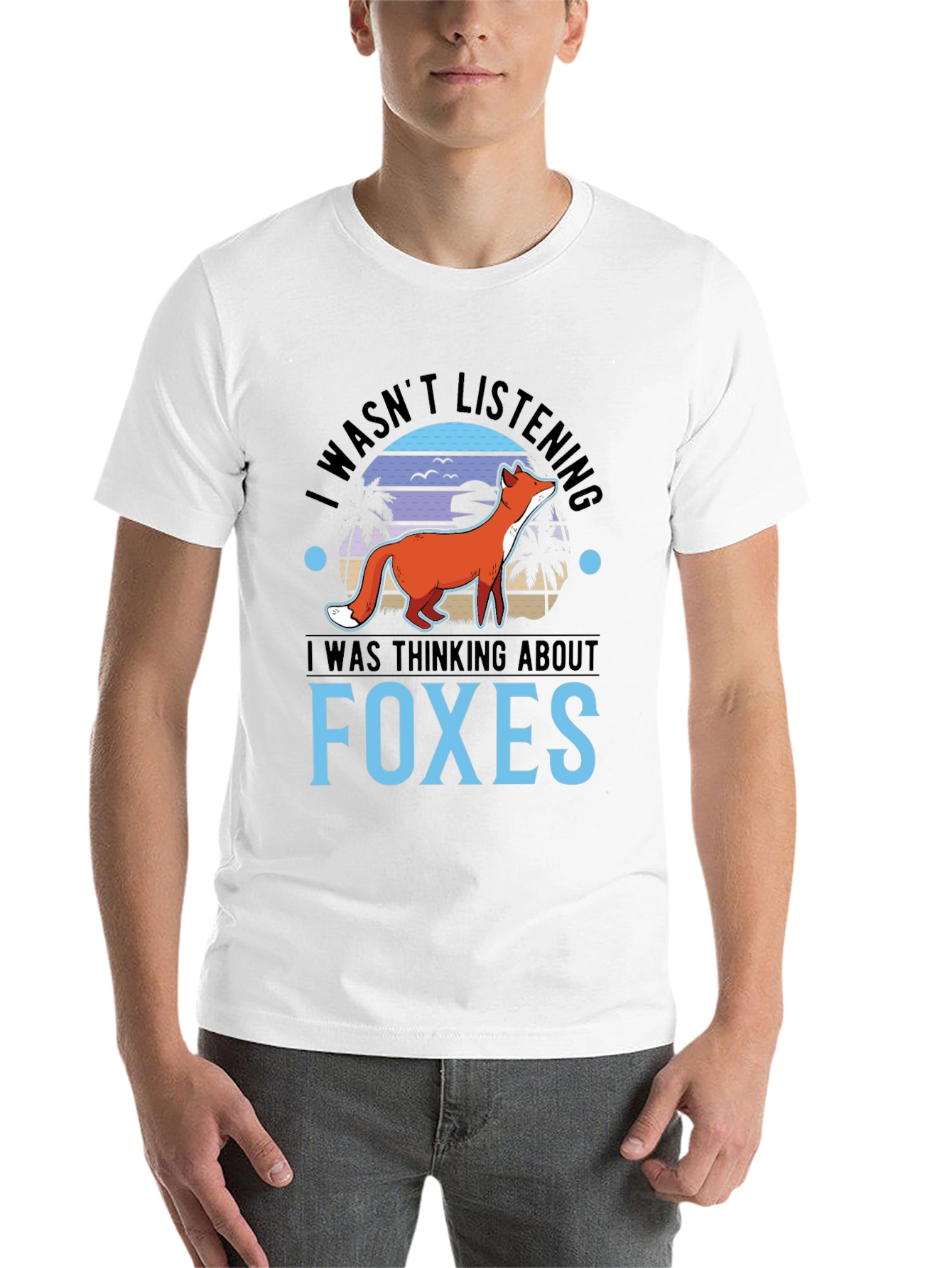 Black Foxes Graphic T-Shirt - I Wasn't Listening view 14