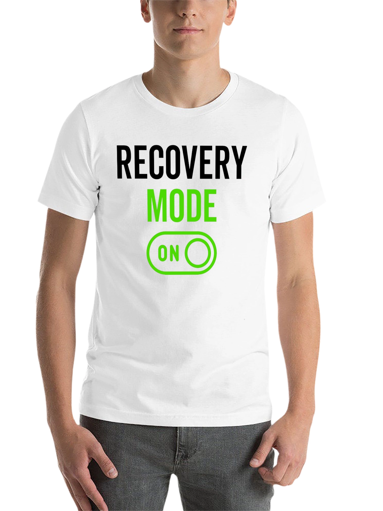 Black Recovery Mode ON Graphic T-Shirt view 14