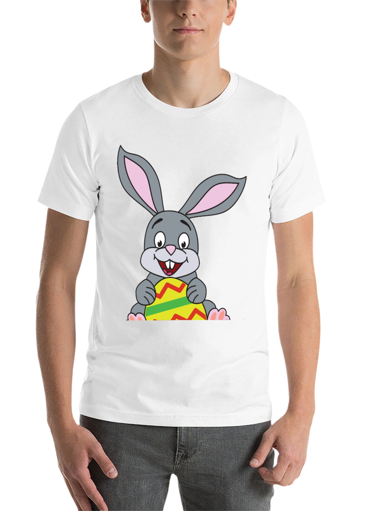 Black Easter Bunny Graphic Tee view 14