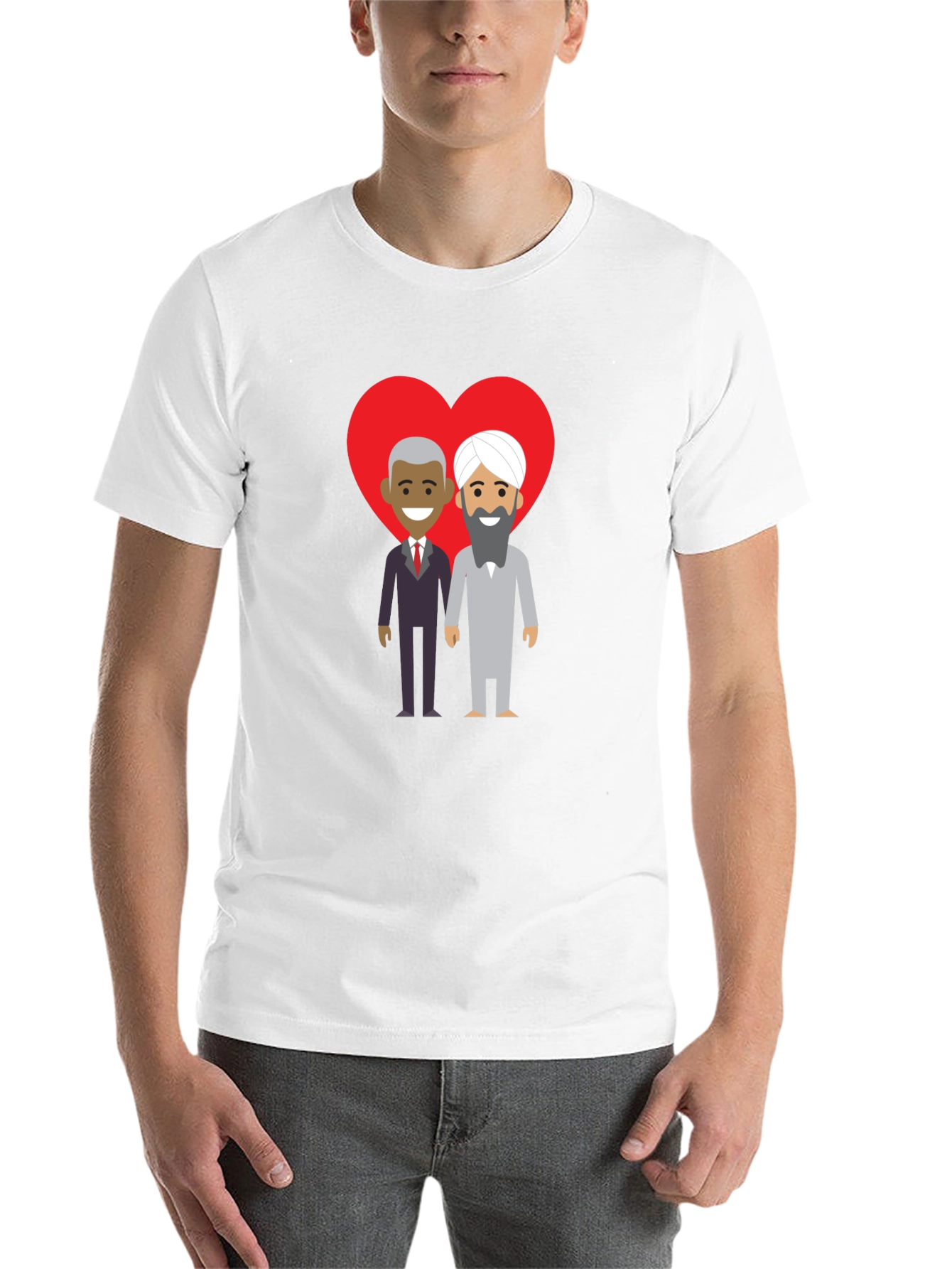 Black Love Knows No Boundaries T-Shirt view 14