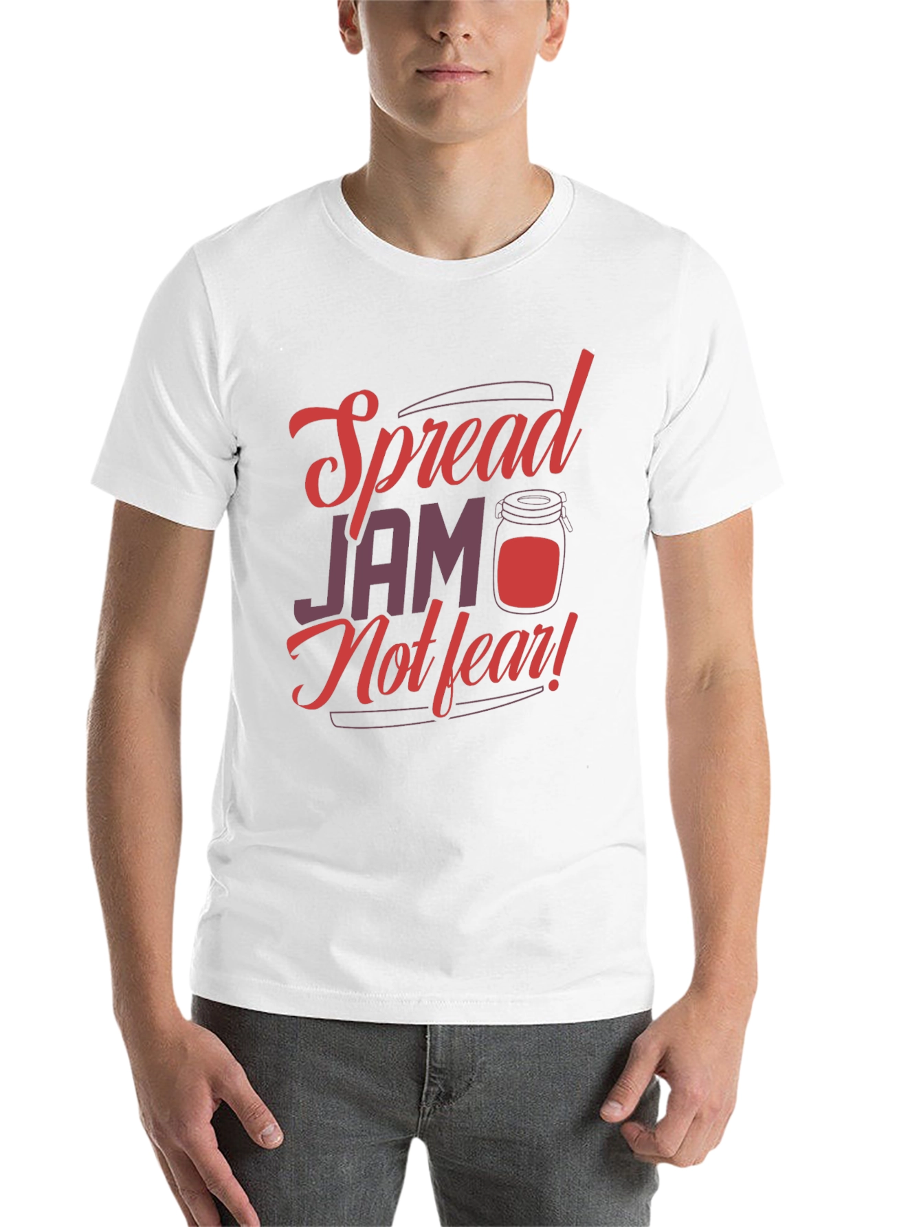 Black Spread Jam Not Fear Graphic Tee view 14