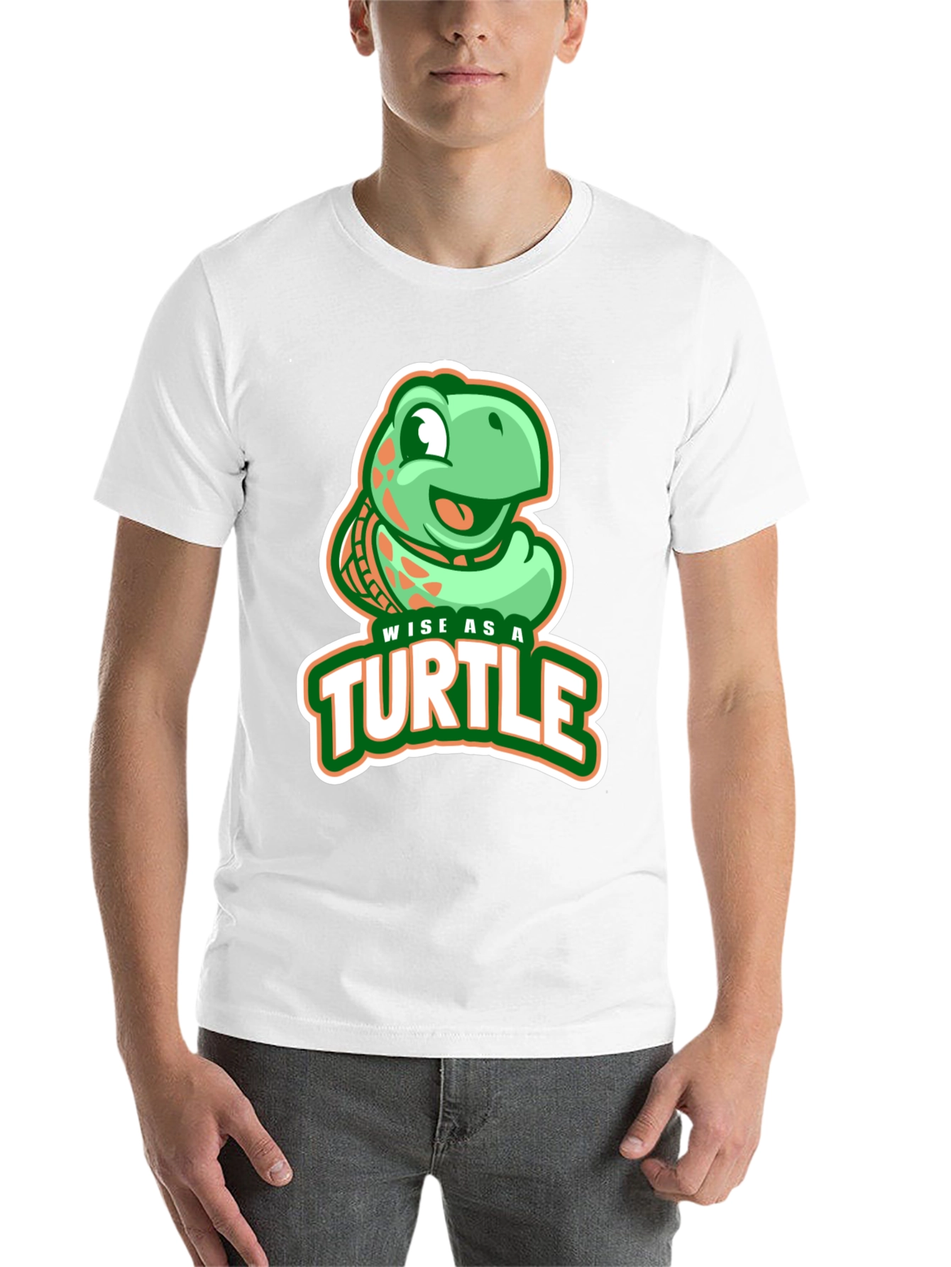 Black Wise as a Turtle Graphic T-Shirt view 14