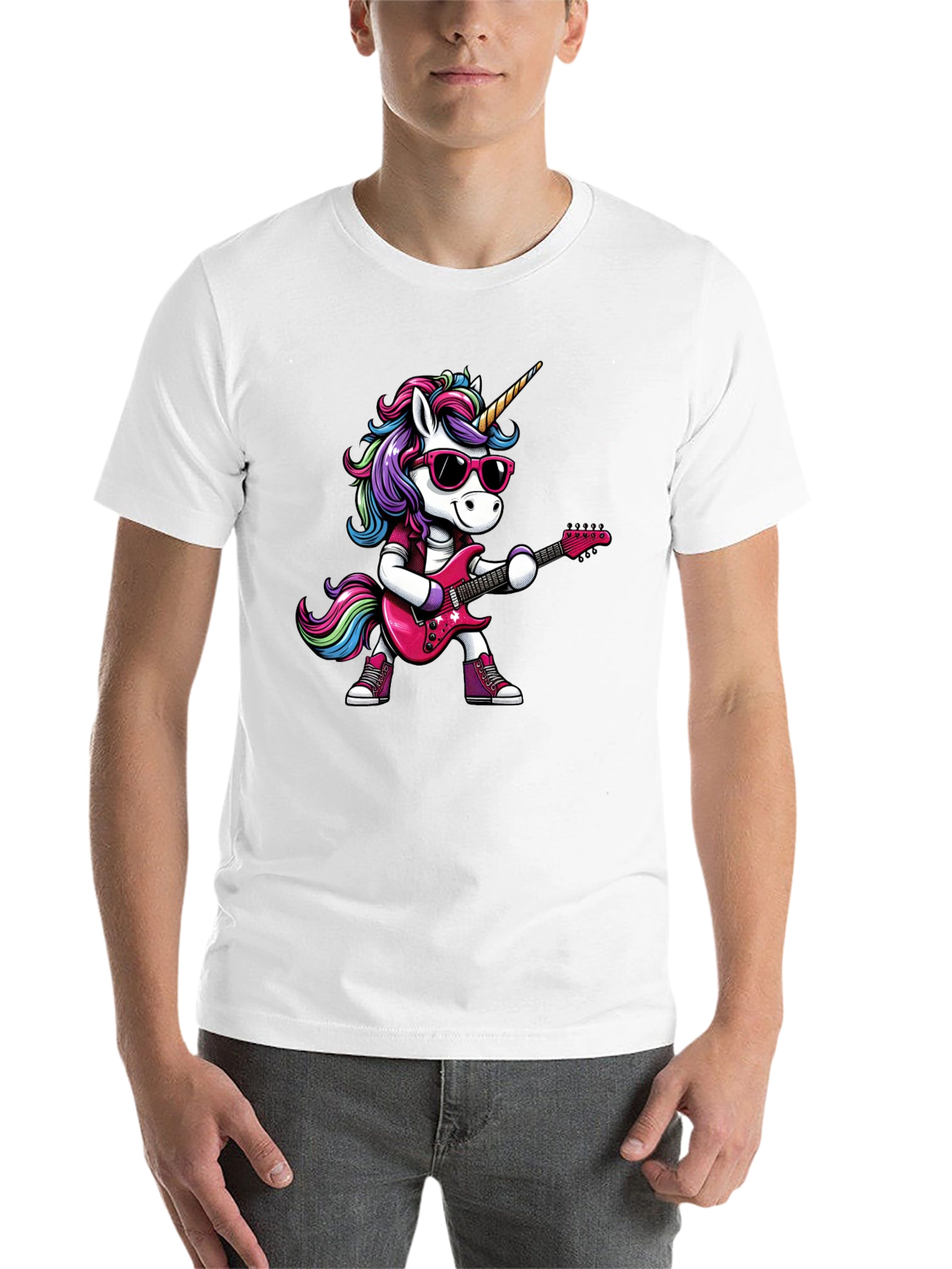 Black Unicorn Rocker T-Shirt view 14