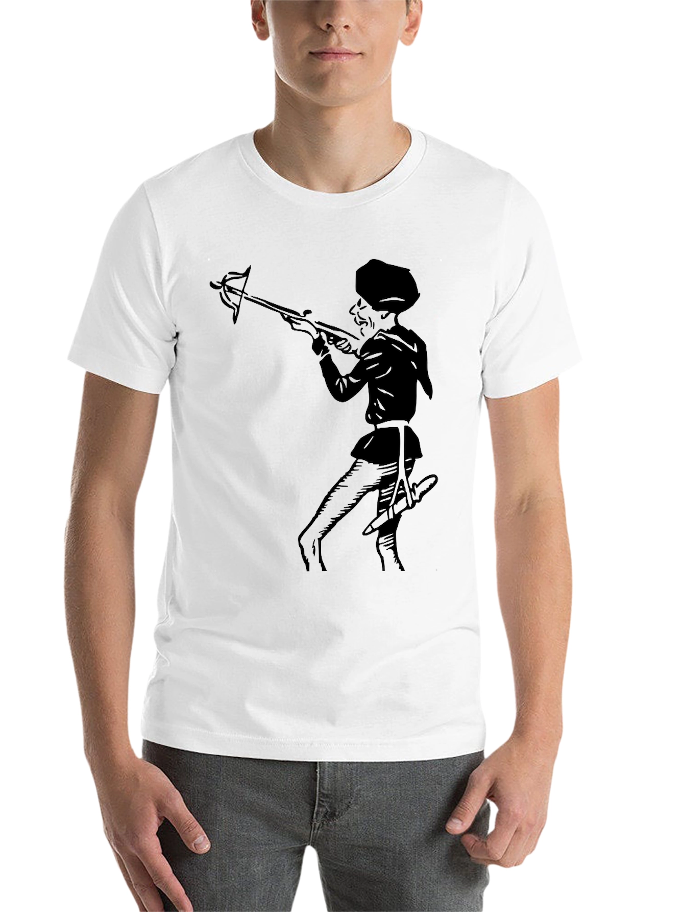 Black Archery Graphic Tee - Mens Black T-Shirt view 14