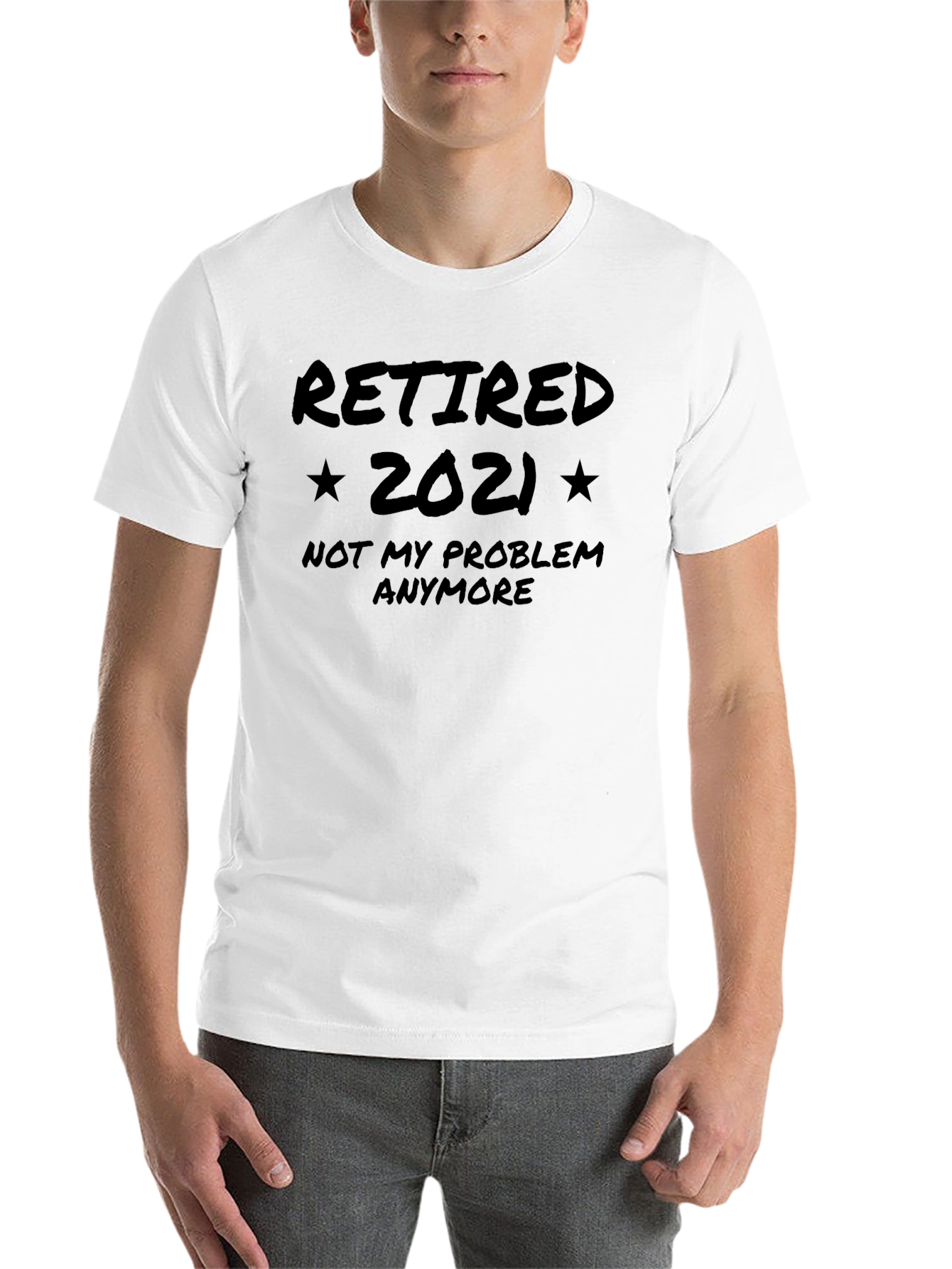 Black Retired 2021 T-Shirt - No More Problems! view 14