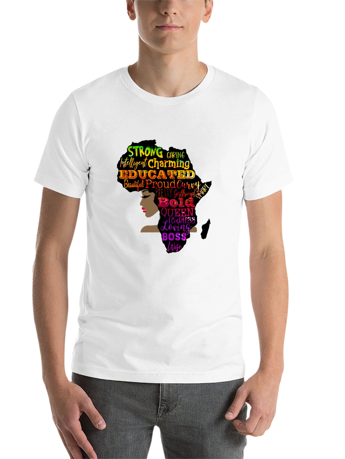 Empowered Woman Graphic Tee - Black - 14