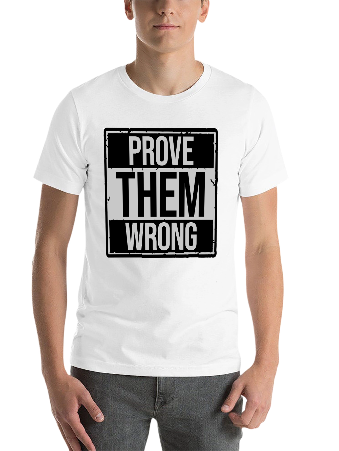 Black Prove Them Wrong Graphic T-Shirt view 14
