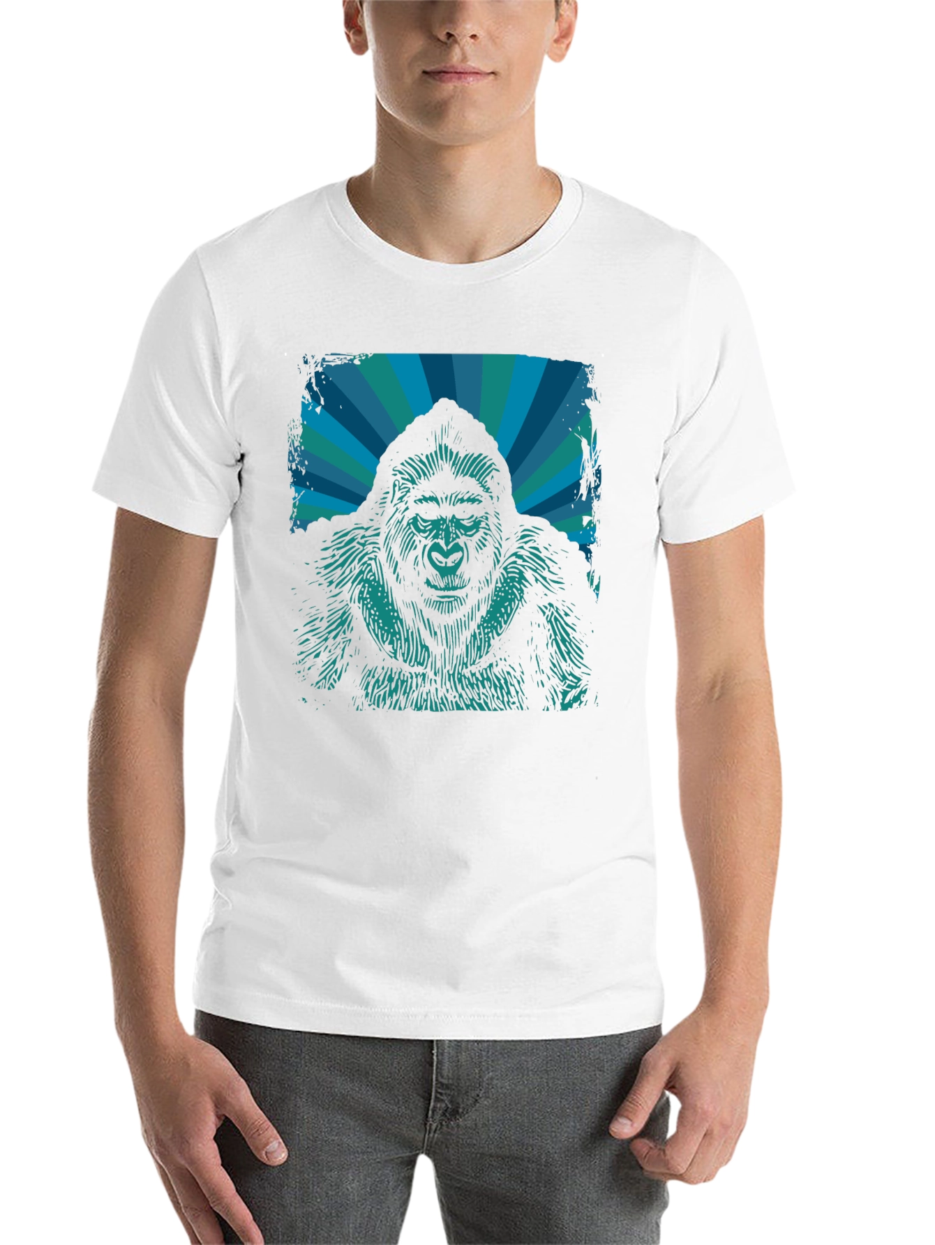 Black Gorilla Graphic Tee - Bold & Unique Design view 14