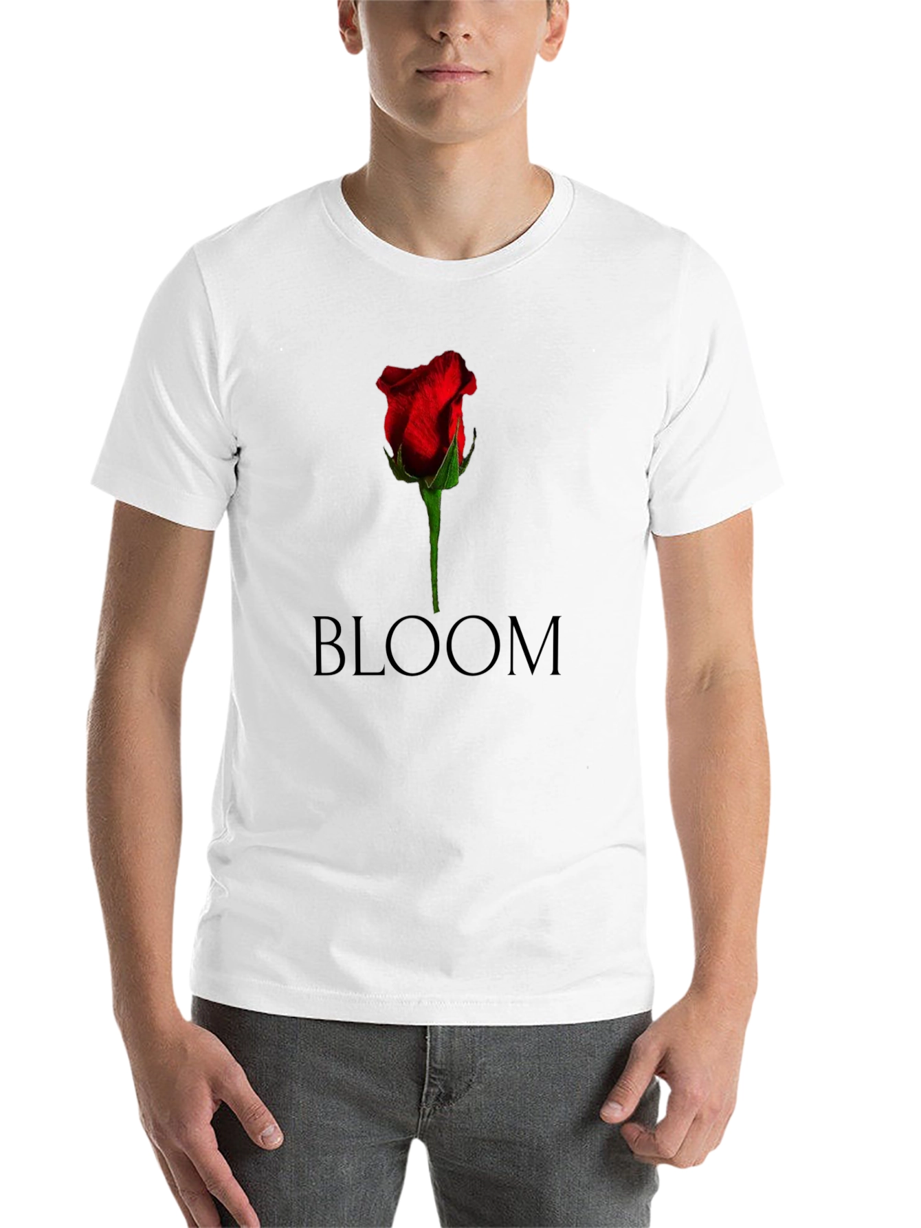 Black Bloom Rose Graphic Tee view 14