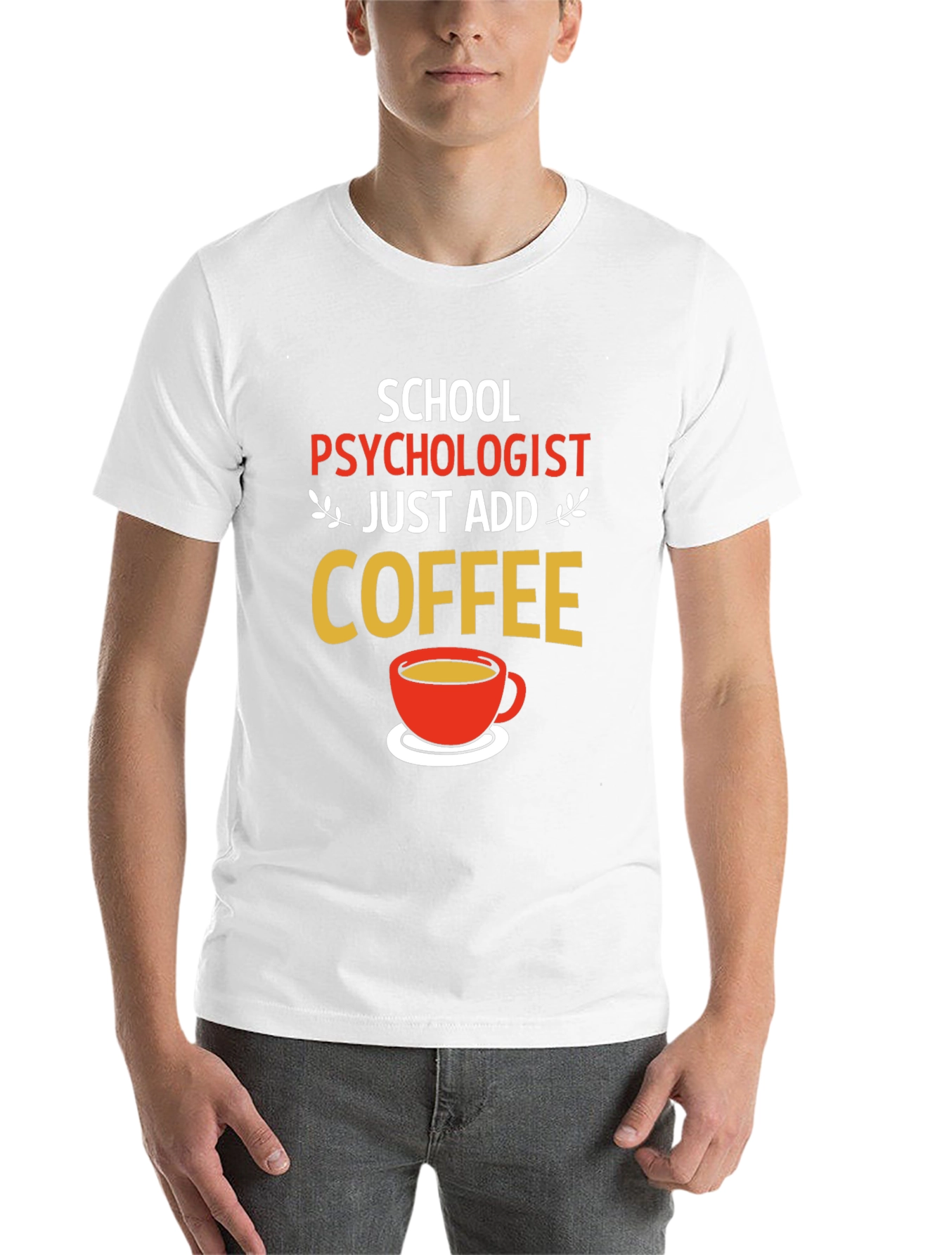 Black School Psychologist Coffee T-Shirt - Funny Gift view 14
