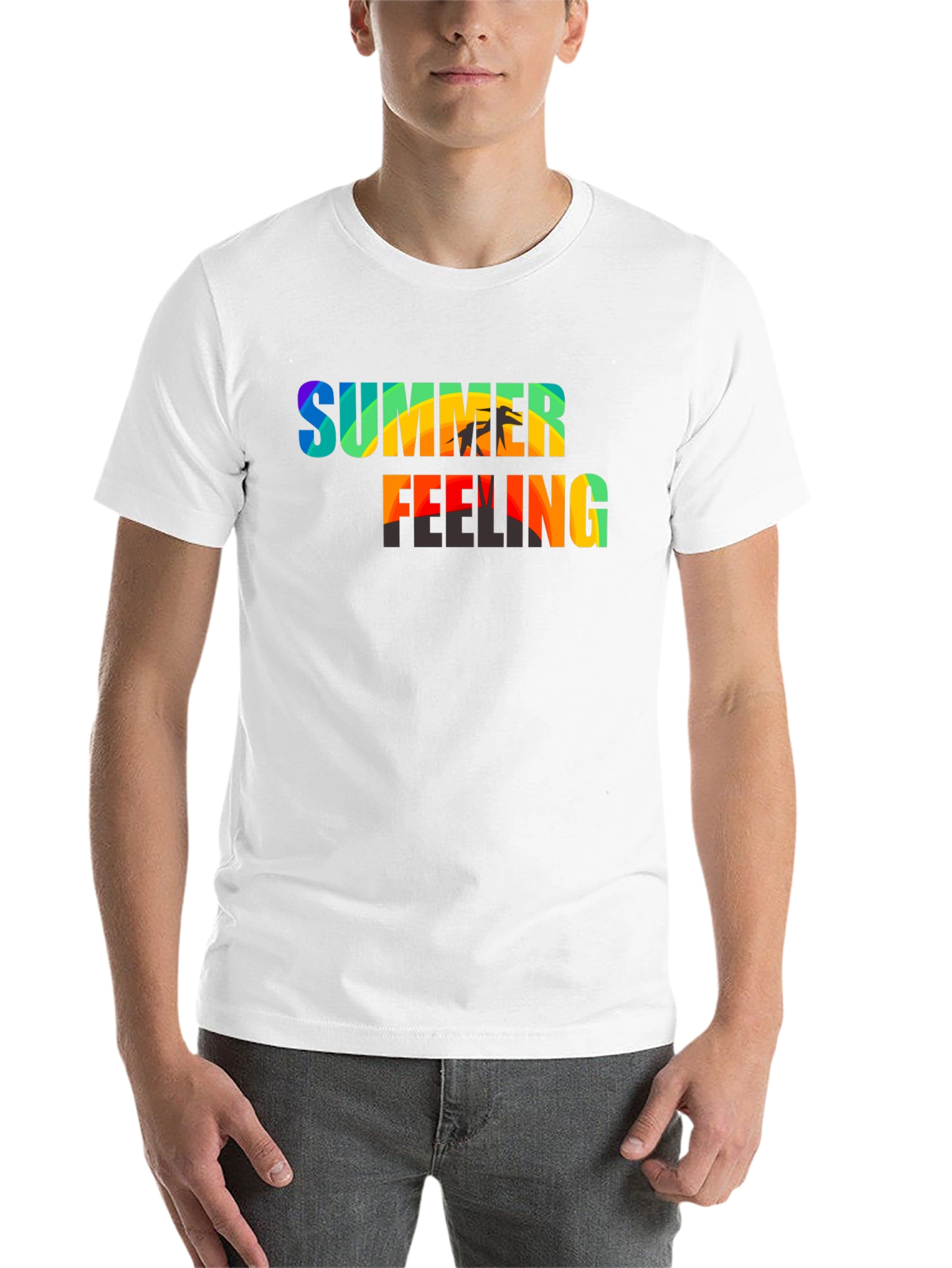Black Summer Feeling Graphic Tee view 14