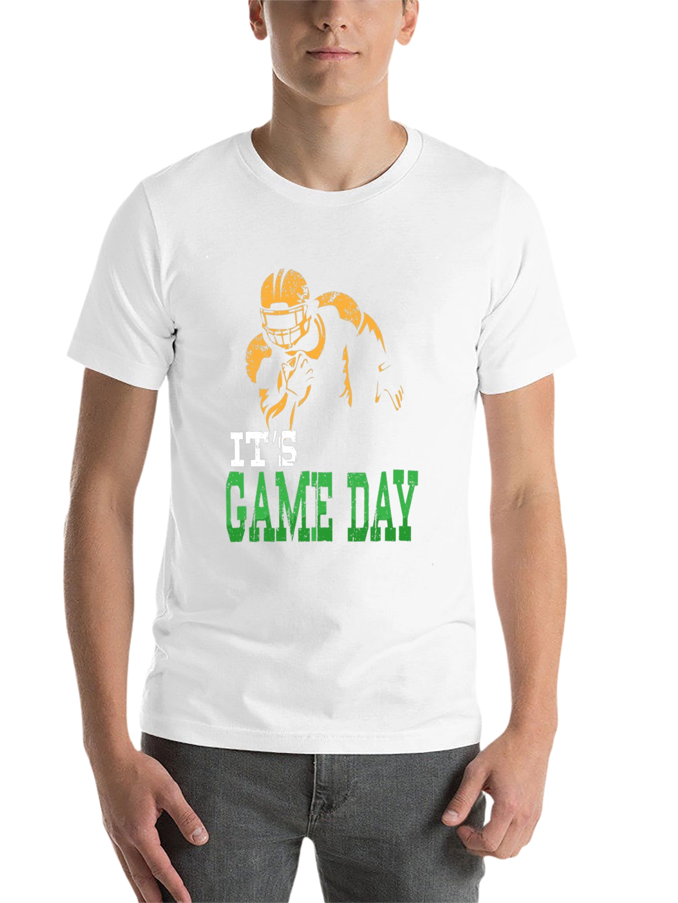 Black It's Game Day Football Graphic Tee view 14