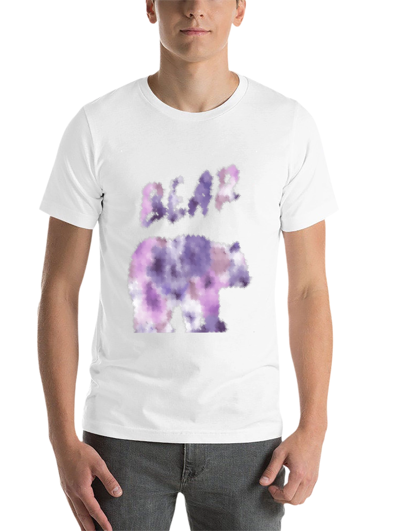 Black Bear Graphic T-Shirt - Artistic Design view 14