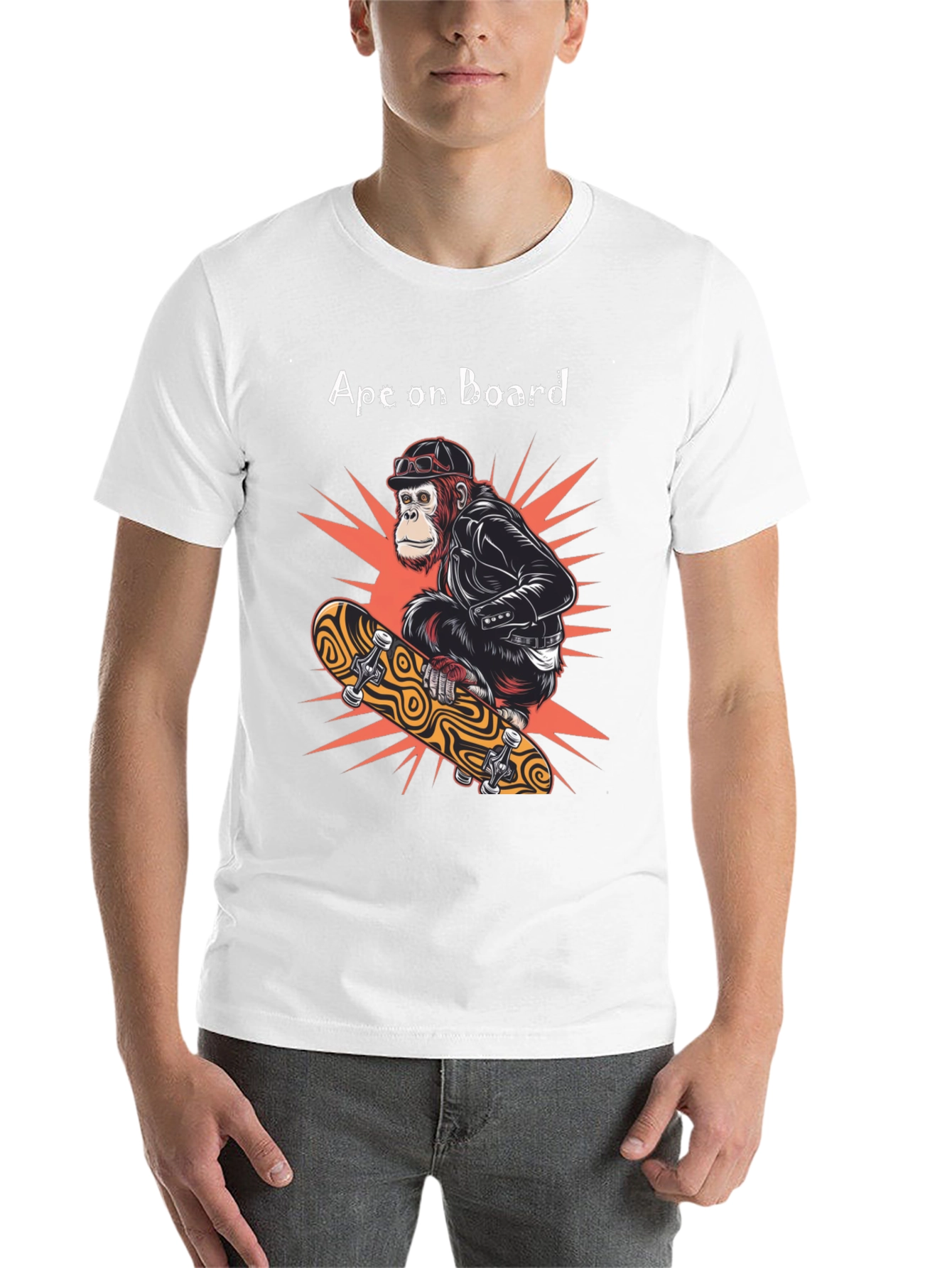 Black Ape on Board Skateboard T-Shirt view 14