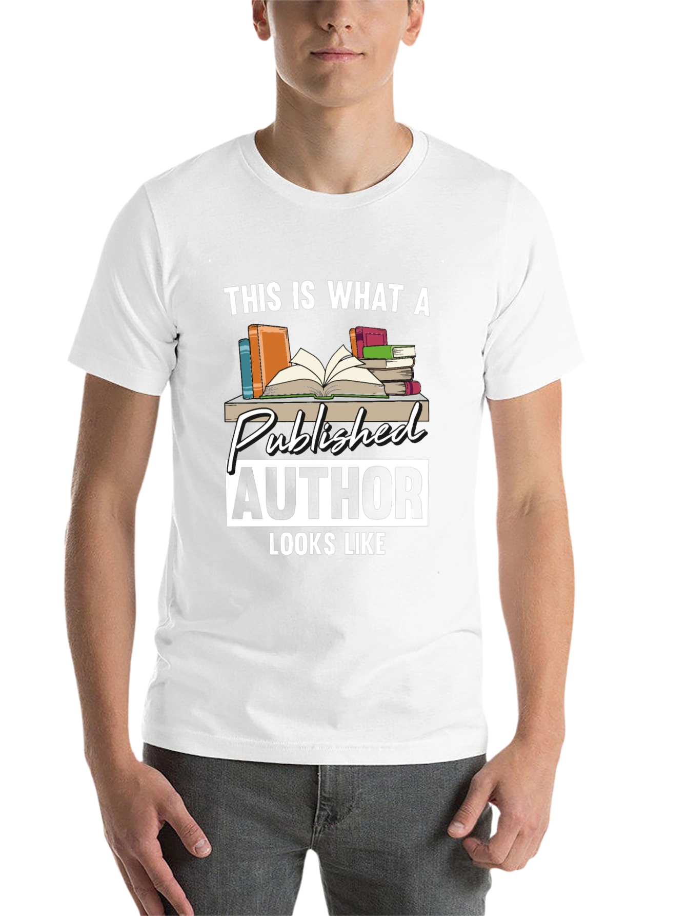 Black Published Author T-Shirt: Literary Gift for Writers view 14