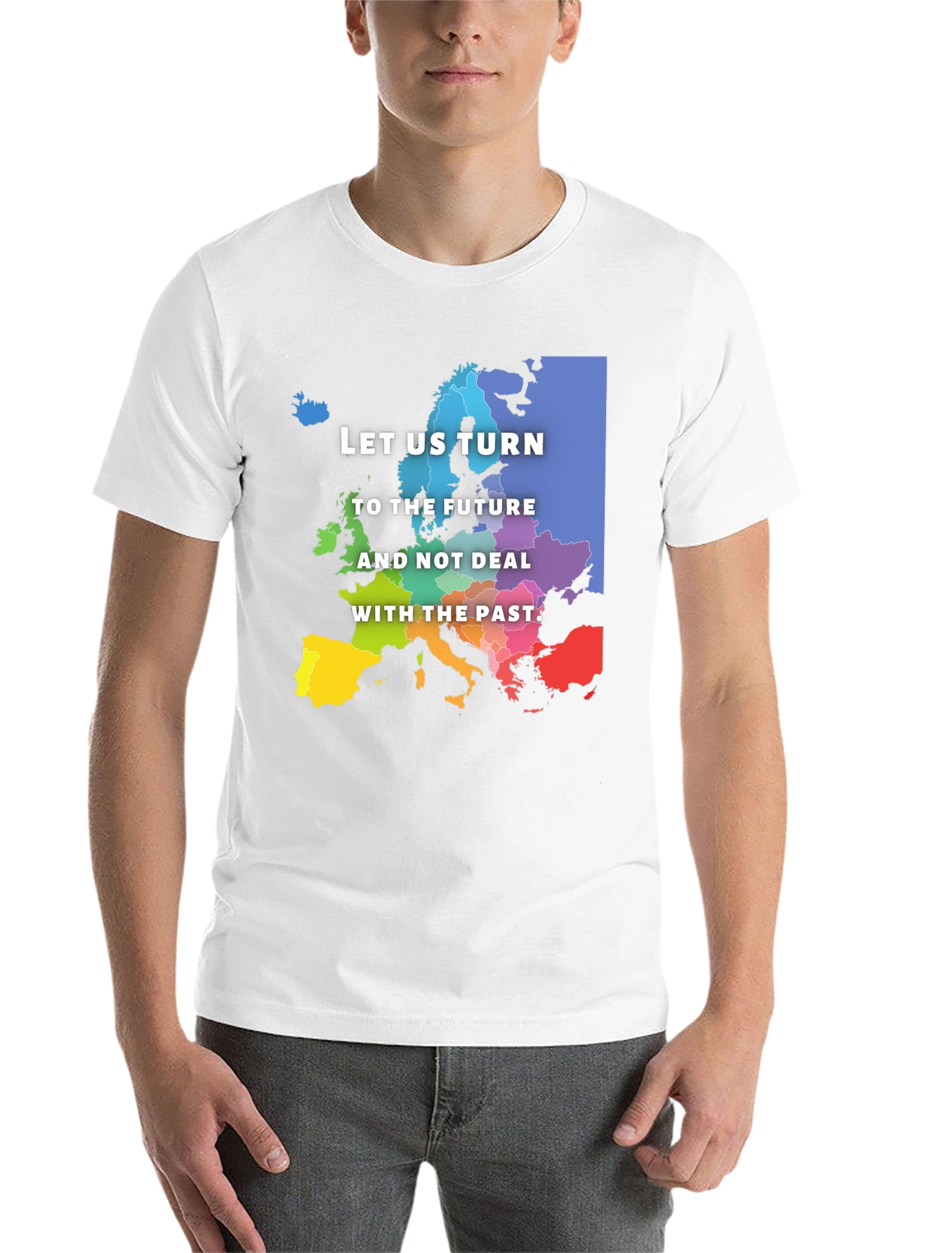 Black Europe Future Black T-Shirt view 14