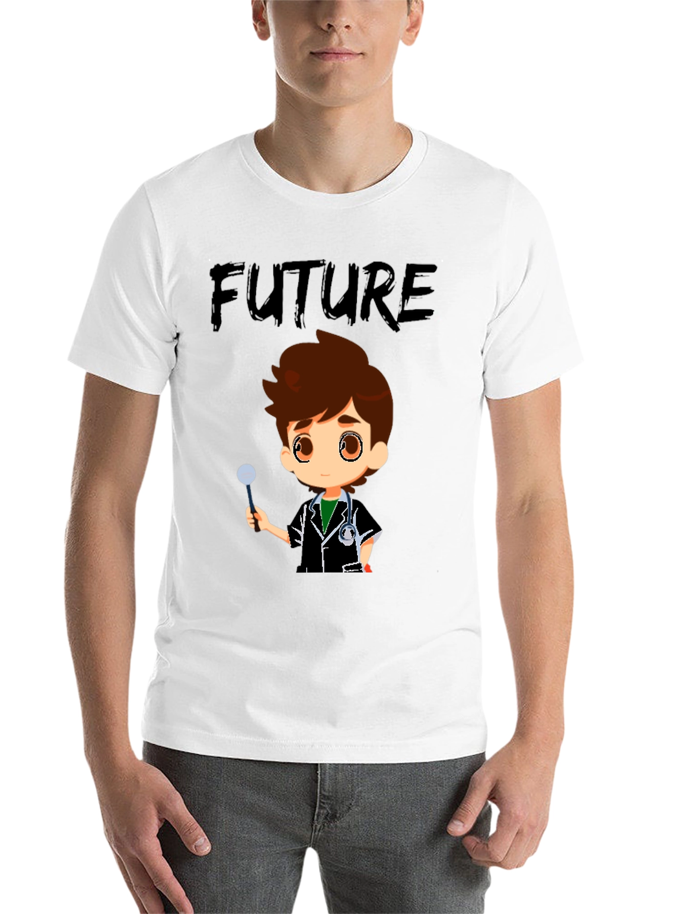 Black Future Doctor T-Shirt view 14