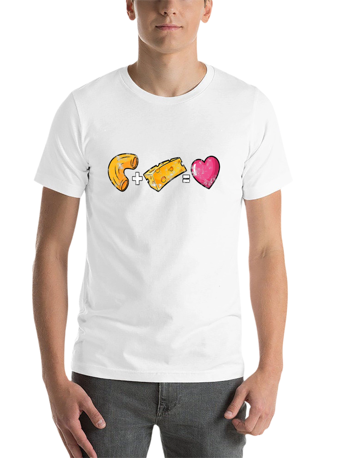 Black Mac & Cheese Heart Graphic Tee view 14