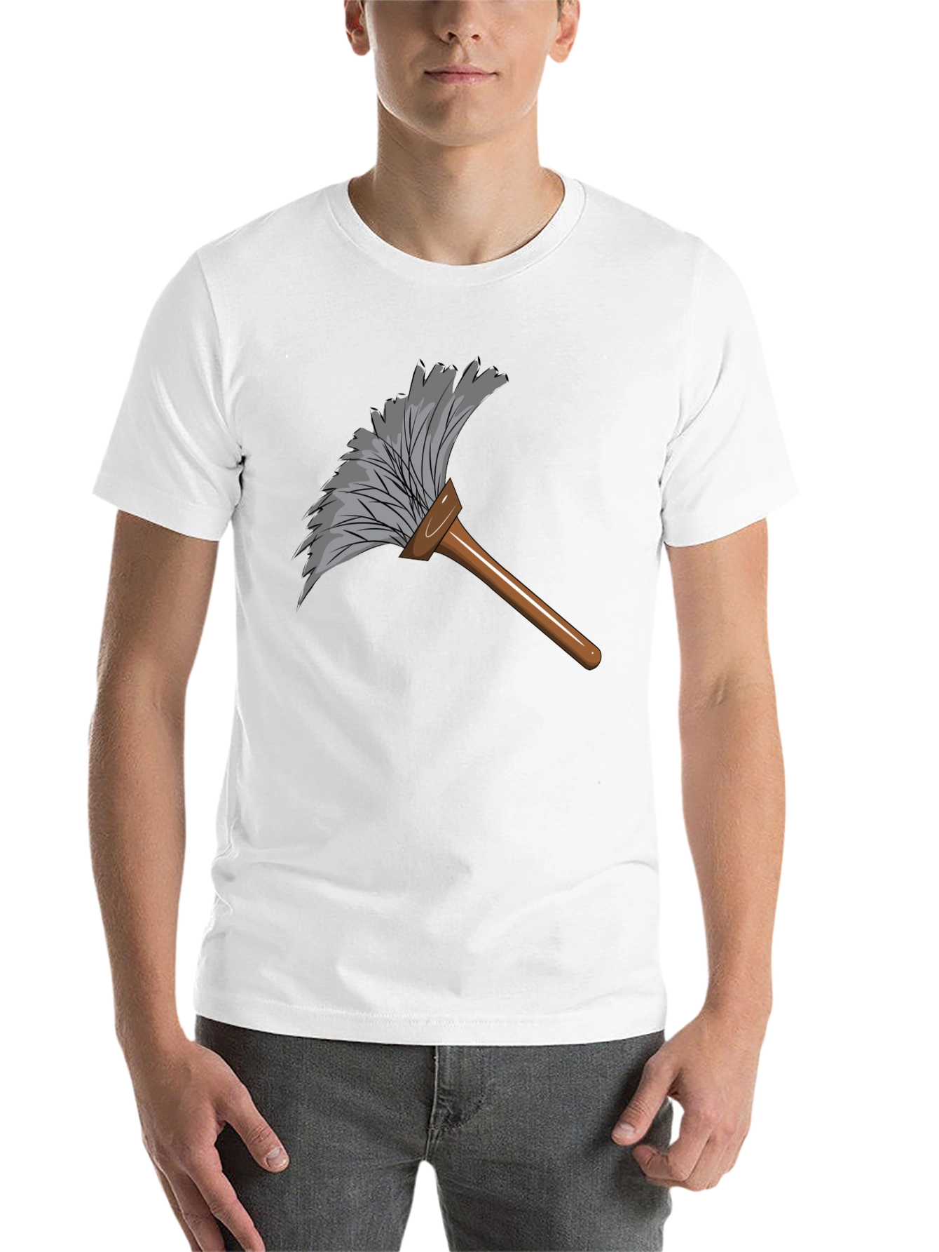 Black Feather Duster Graphic Tee view 14