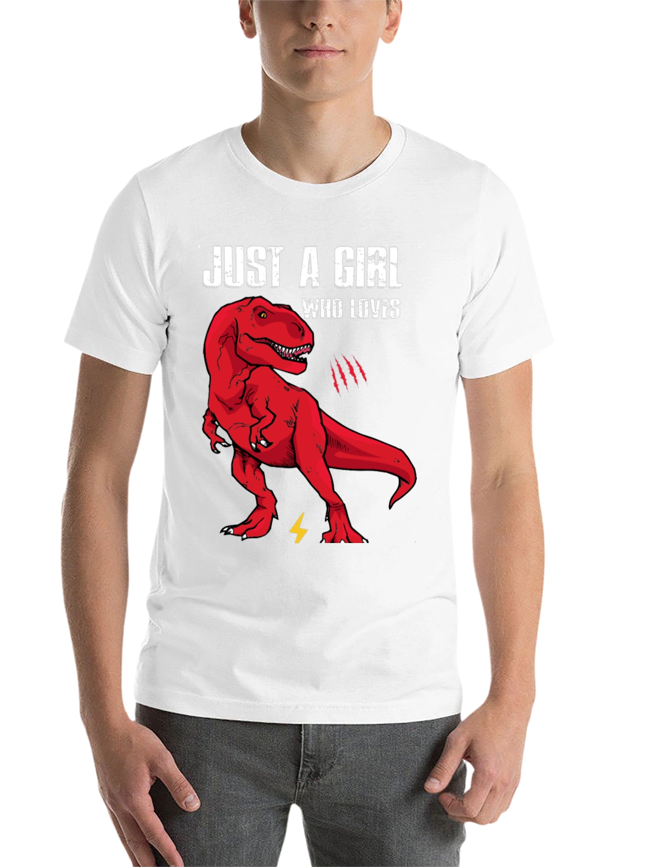 Black Girl Loves Dinosaurs T-Shirt view 14