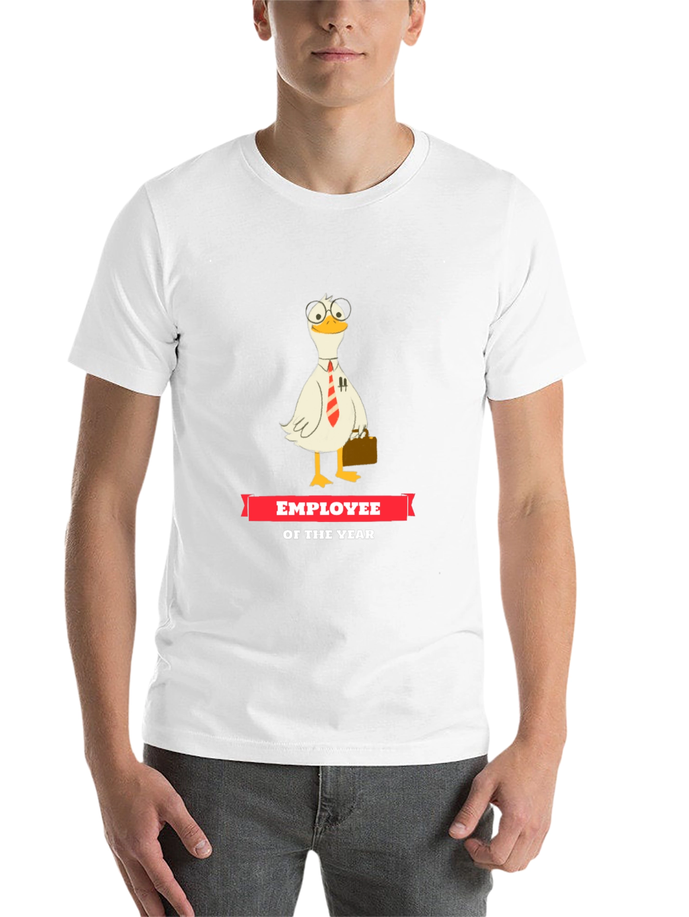Black Employee of the Year Duck Graphic Tee view 14