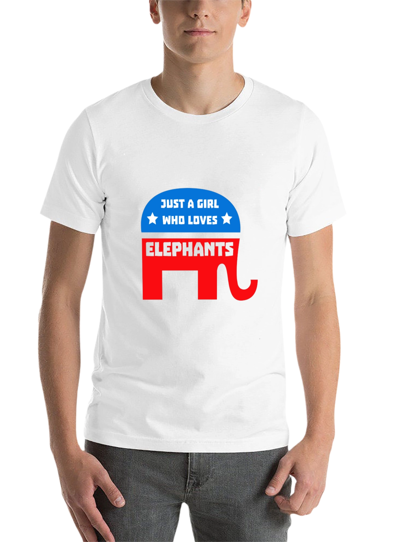 Black Girl Loves Elephants T-Shirt view 14