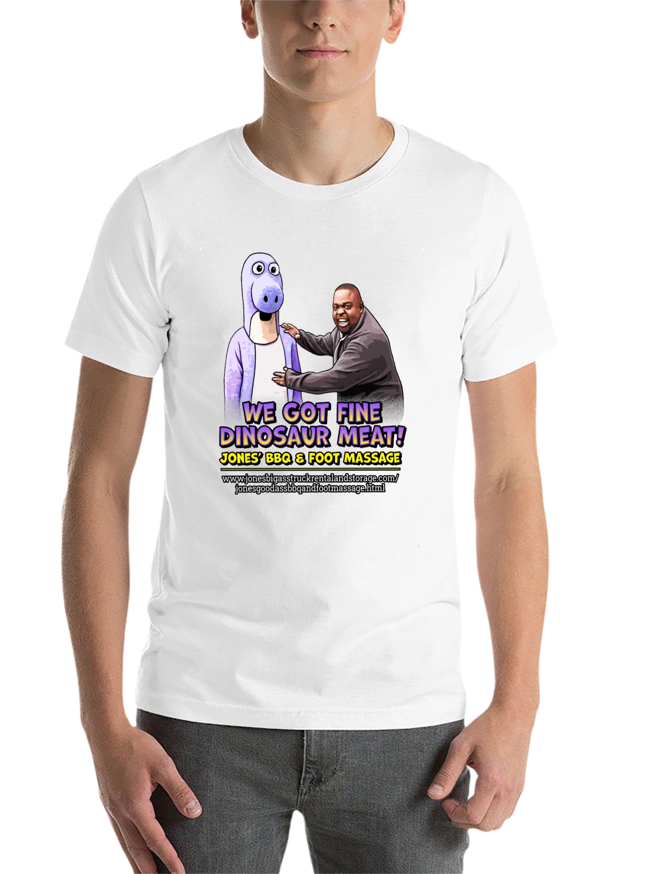 Black Jones' BBQ and Foot Massage T-Shirt view 14