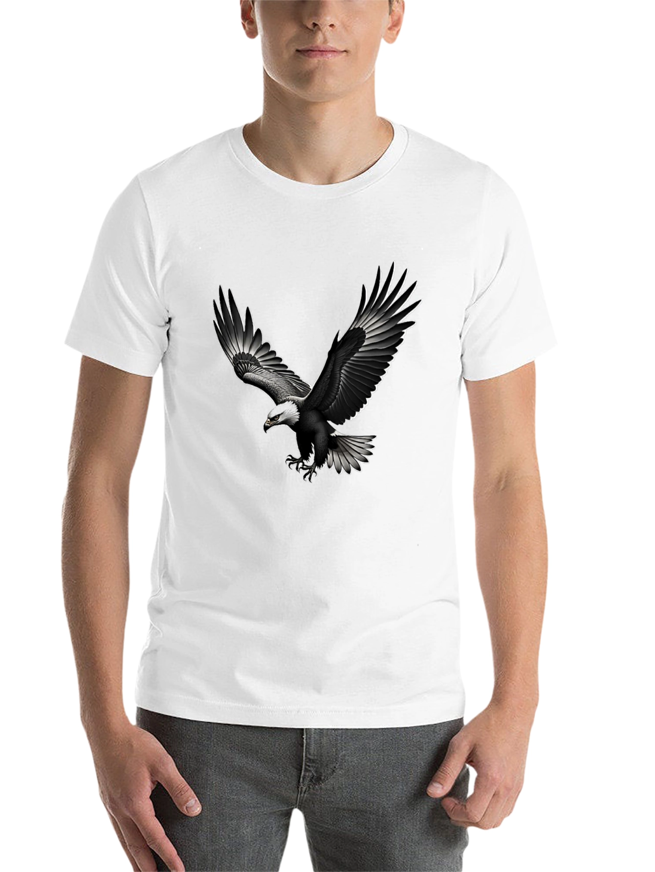 Black Black Eagle Graphic Tee - Men's Short Sleeve Shirt view 14