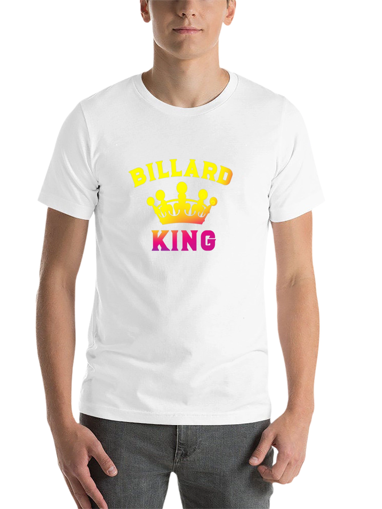 Black Billiard King Graphic T-Shirt - Pool Player Tee view 14