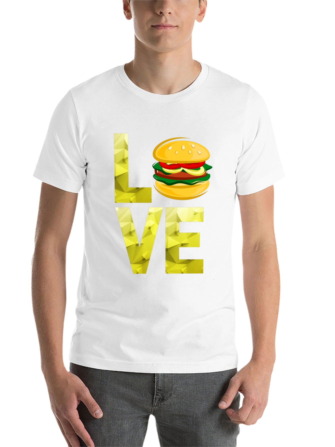 Love Burger T-Shirt - Unique Graphic Tee - 14