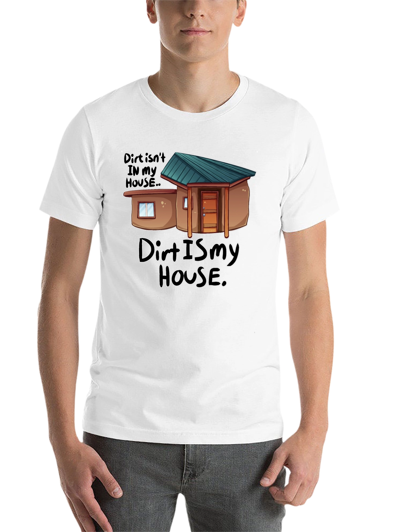 Black Dirt Is My House Funny Graphic T-Shirt view 14