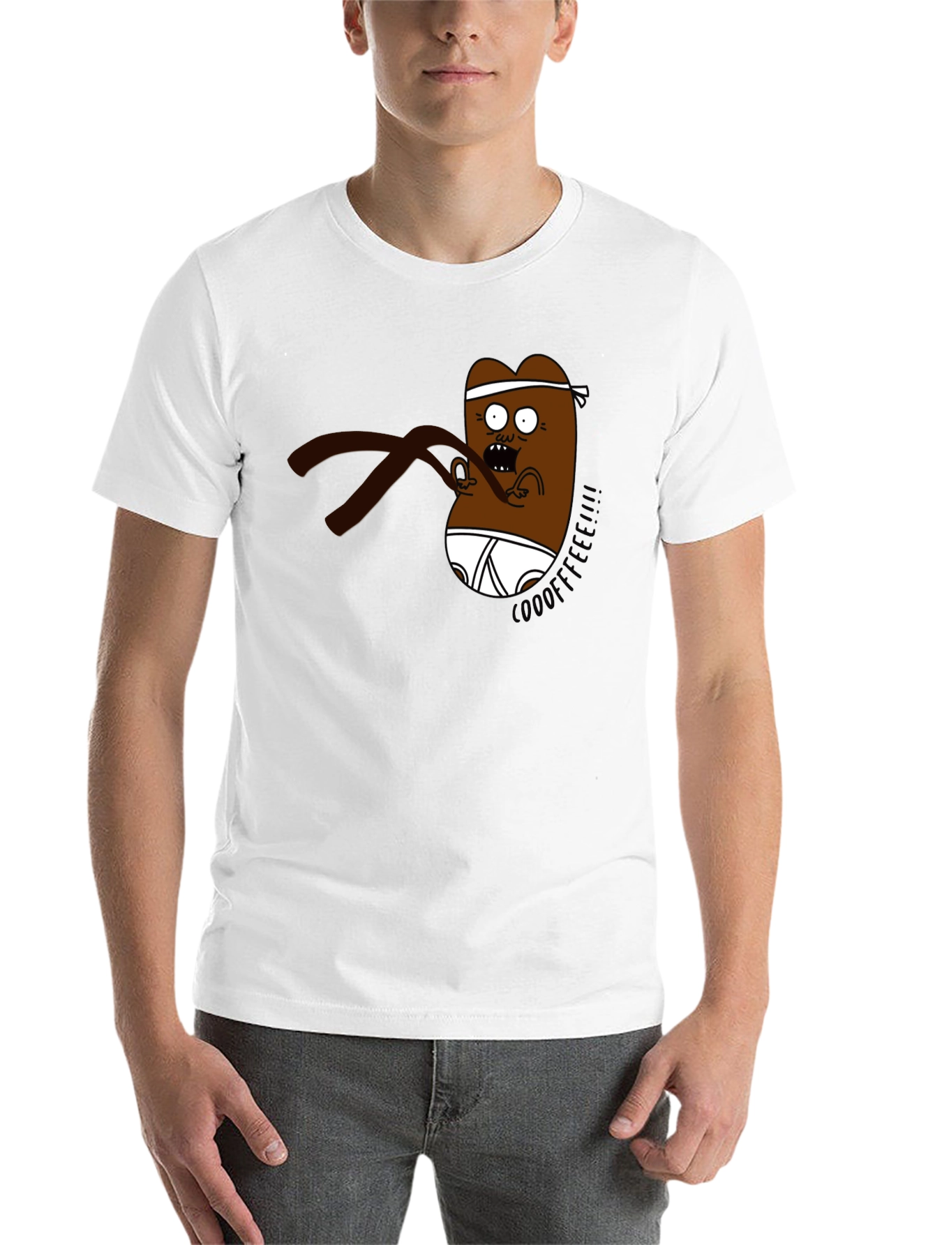 Black Cartoon Character Black T-Shirt view 14