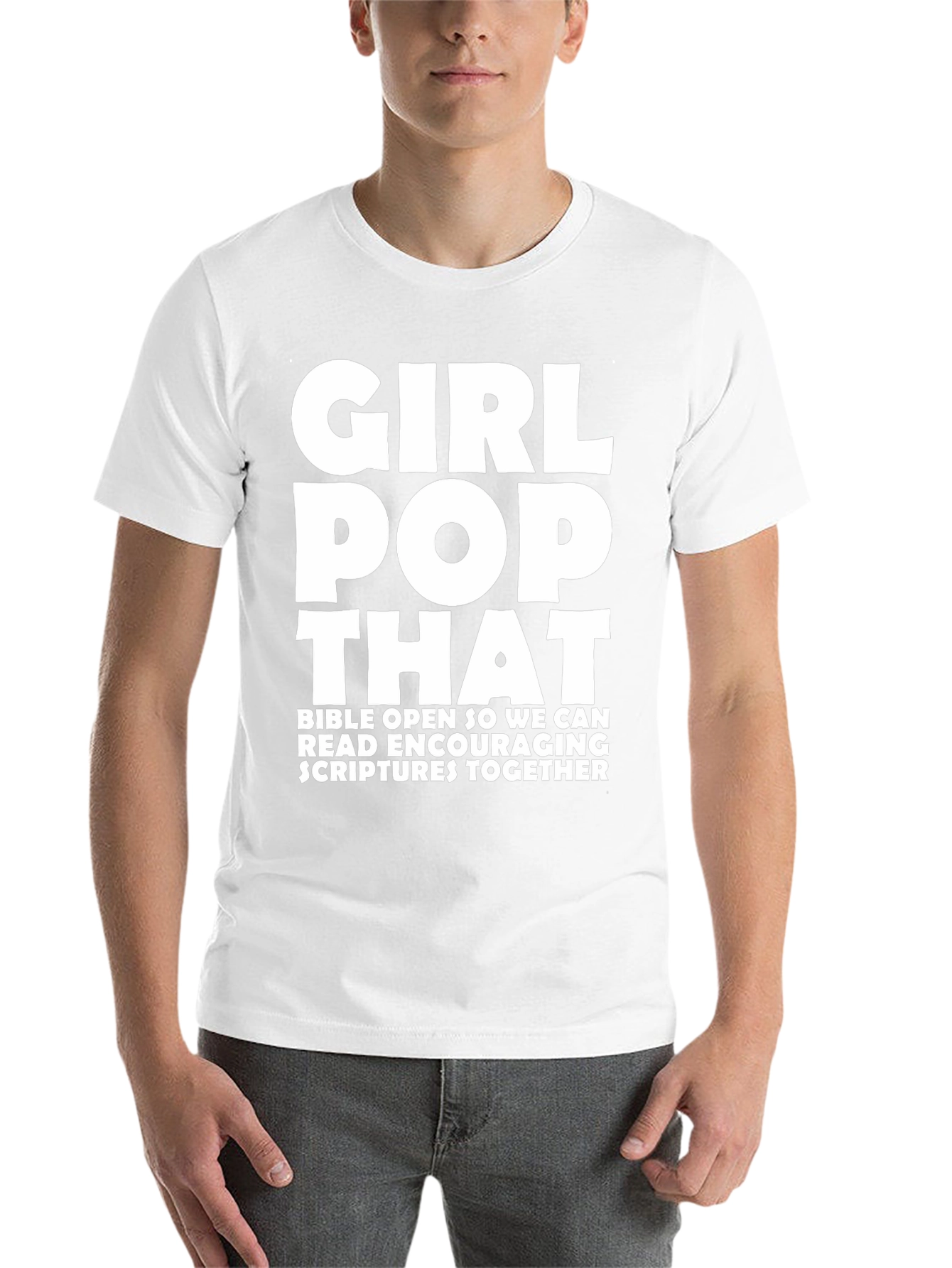Black Girl Pop That Graphic Tee - Bible Scriptures view 14