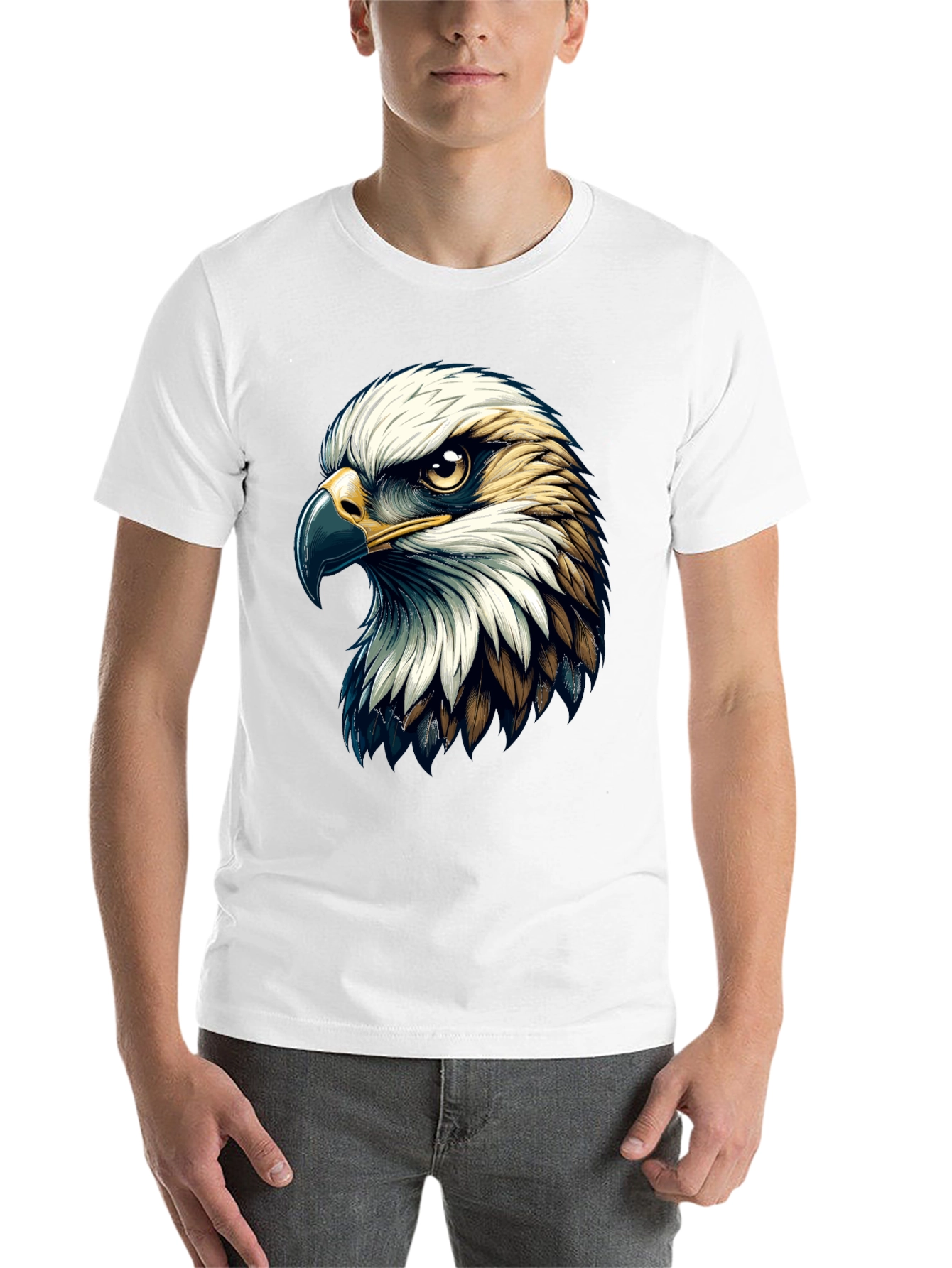 Black Eagle Graphic T-Shirt - Bold Statement Tee view 14