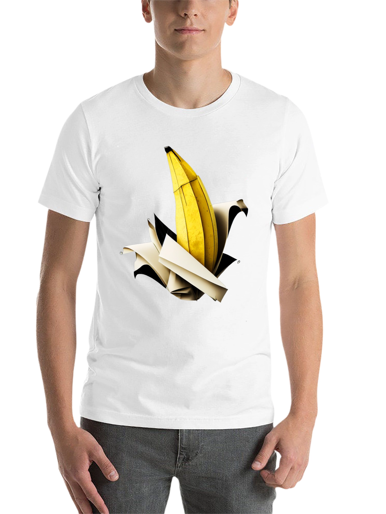 Black Banana Explosion Graphic Tee - Unique Print view 14