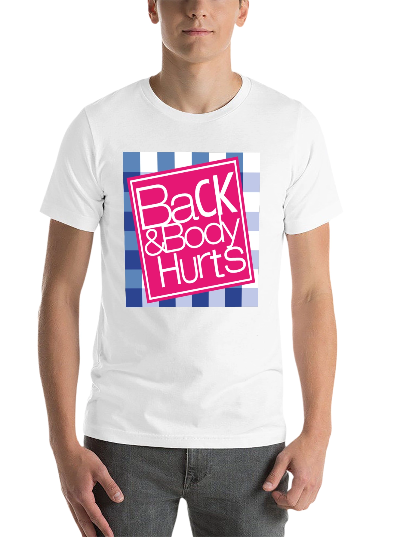 Black Back & Body Hurts Graphic Tee view 14