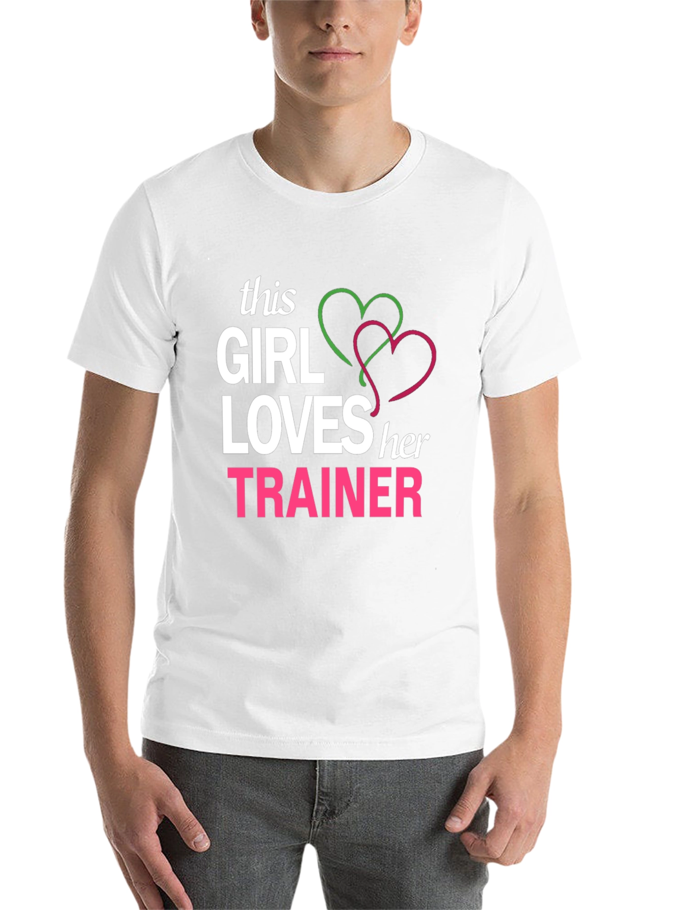Black Girl Loves Trainer Graphic T-Shirt view 14