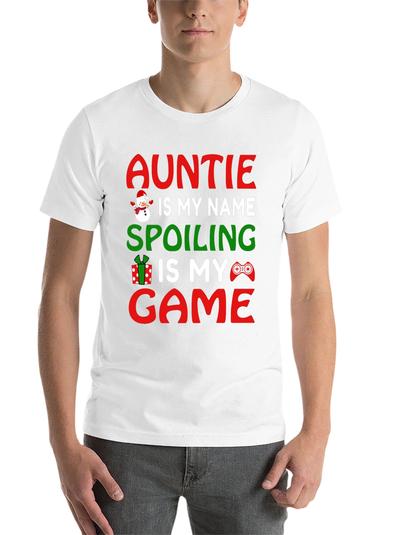 Black Auntie Spoiling Game T-Shirt view 14