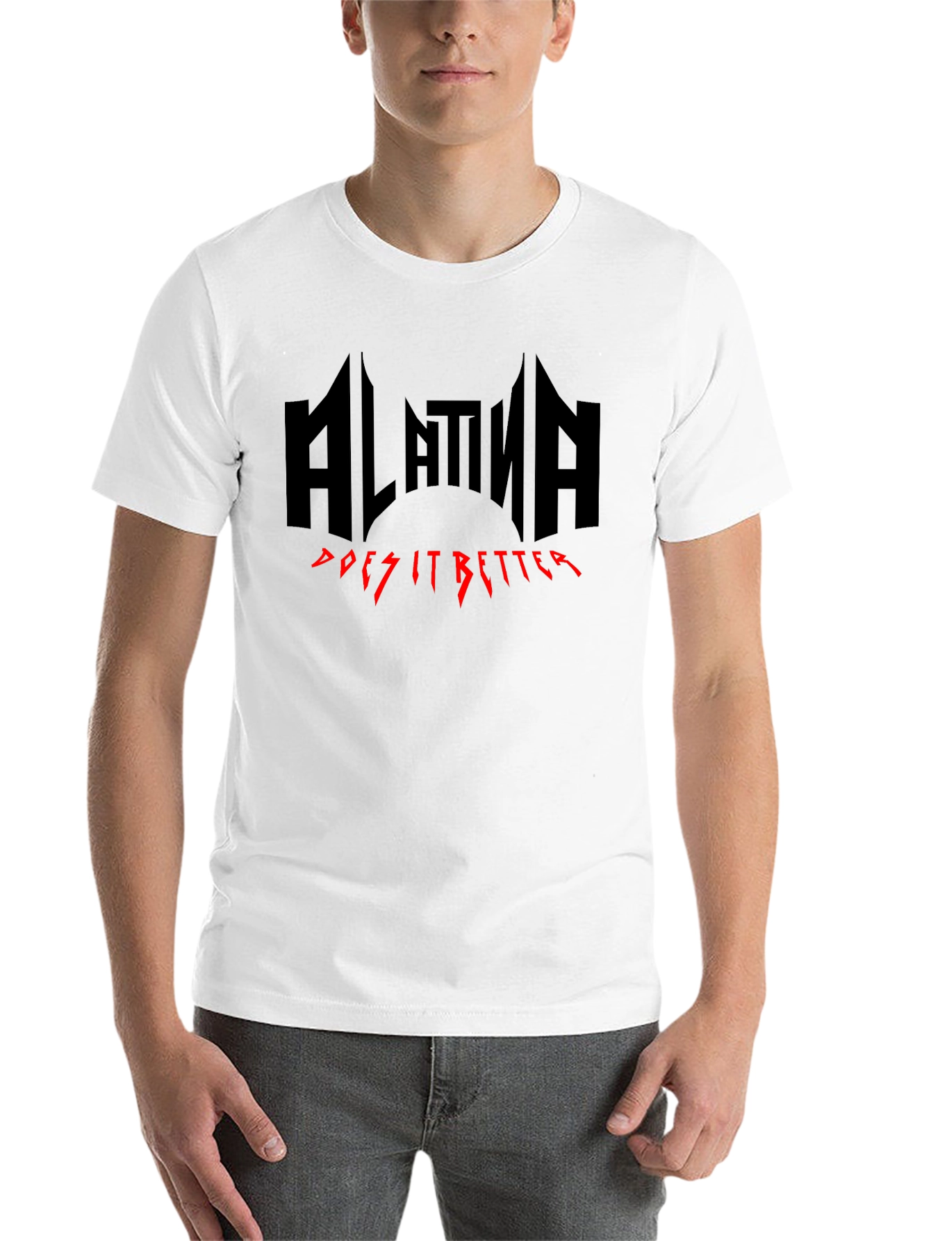 Black Alatina Does It Better Black Graphic Tee view 14