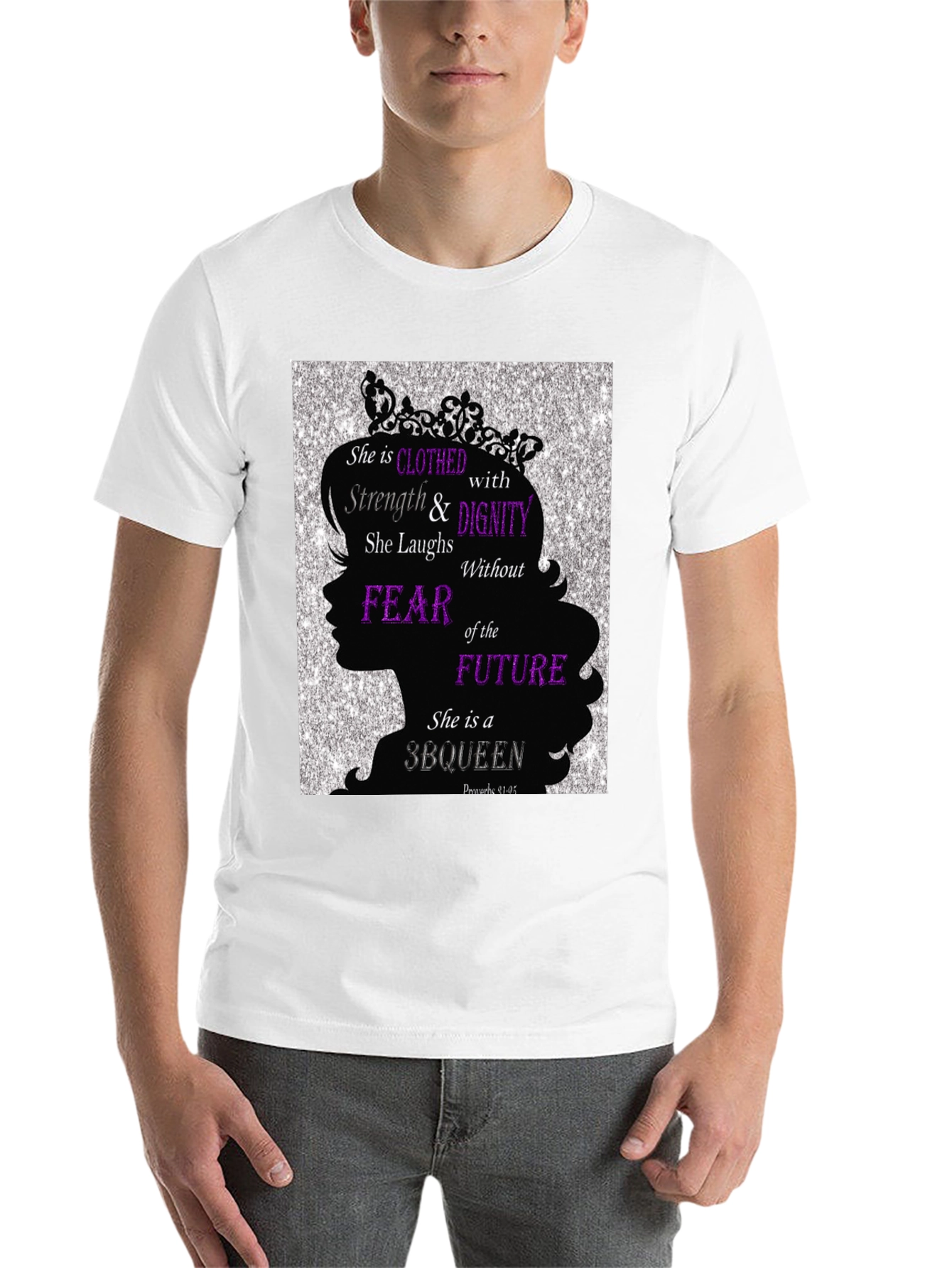 Black Empowered Woman T-Shirt: Strength & Dignity view 14
